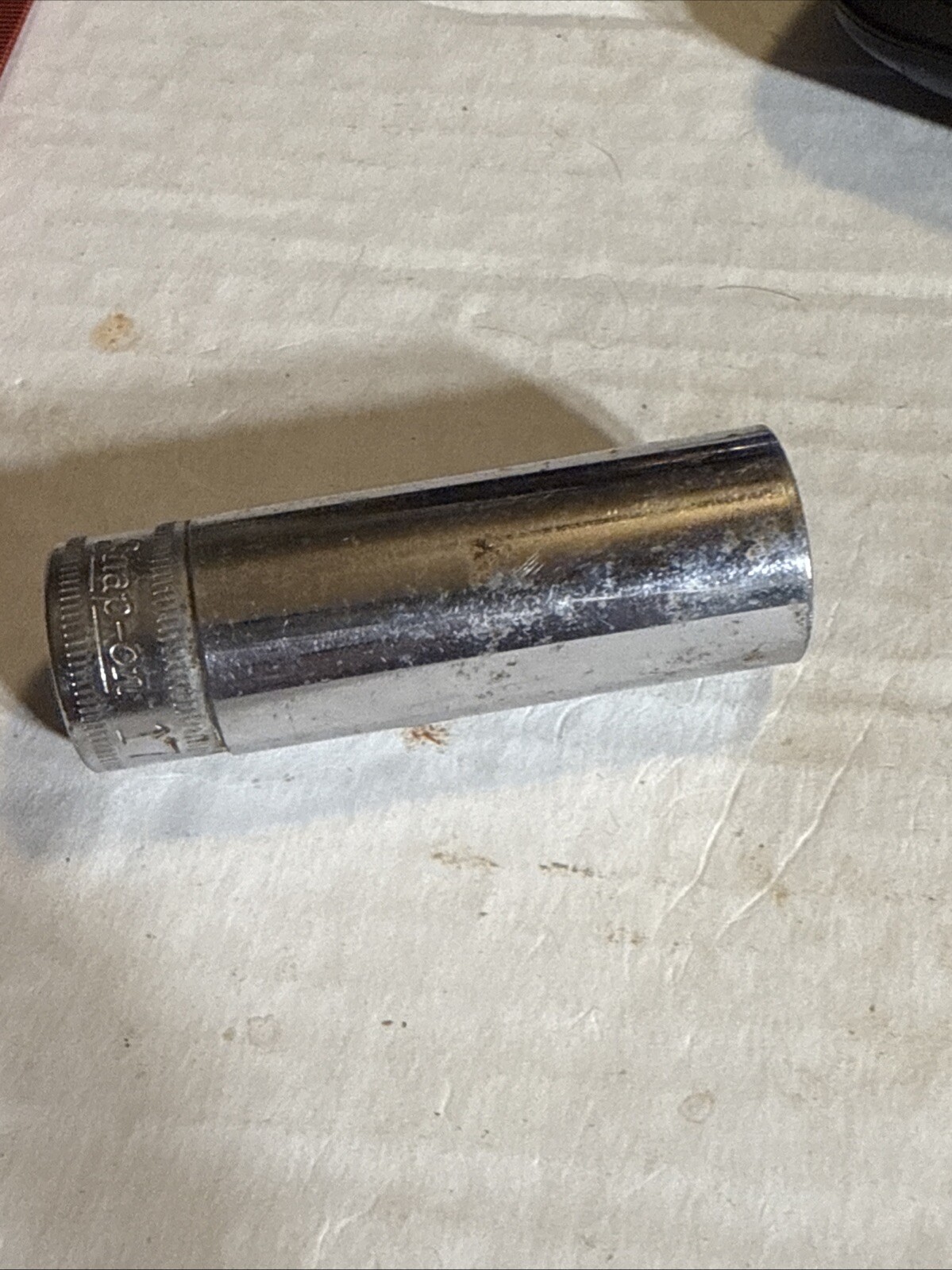 Snap-On sfsm17 17mm metric 3/8″ drive 6 point deep chrome socket