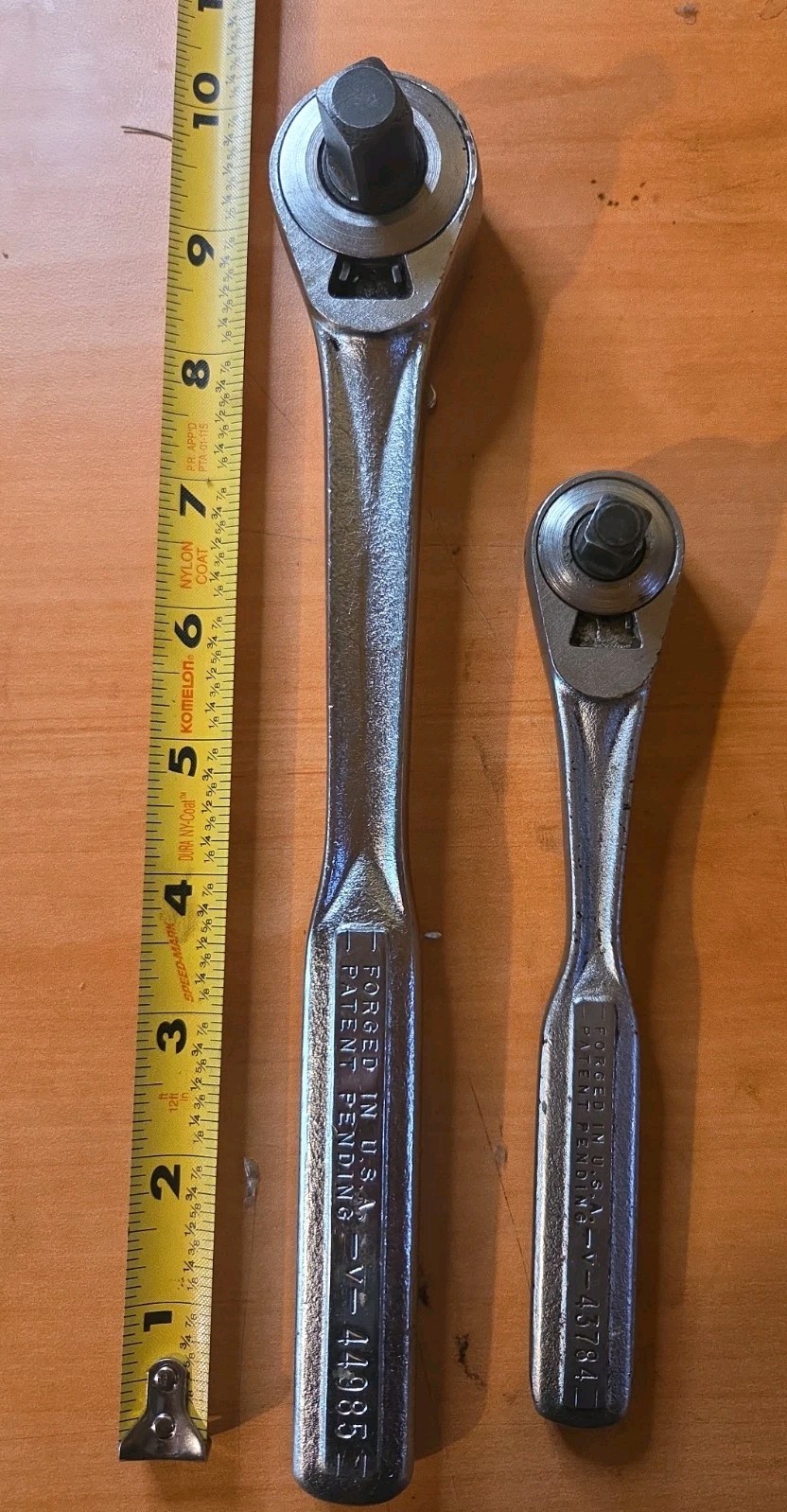 Craftsman 3/8″ -V- 43784 and 1/2″ -V- 44985 Patent Pending Forged In USA