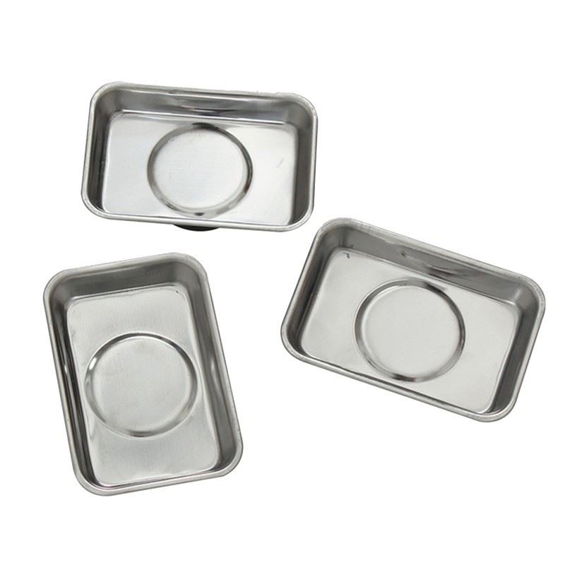 Stainless Steel Magnet Tool Tray Parts Holder for Mechanics Craftsmen Hobbyists