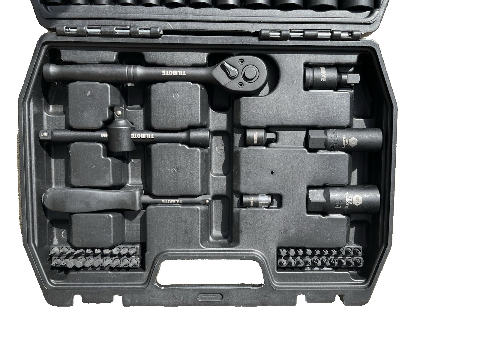 TILIBOTE 76pc 3/8” Drive Deep Impact Socket Set SAE & Metric TB-74