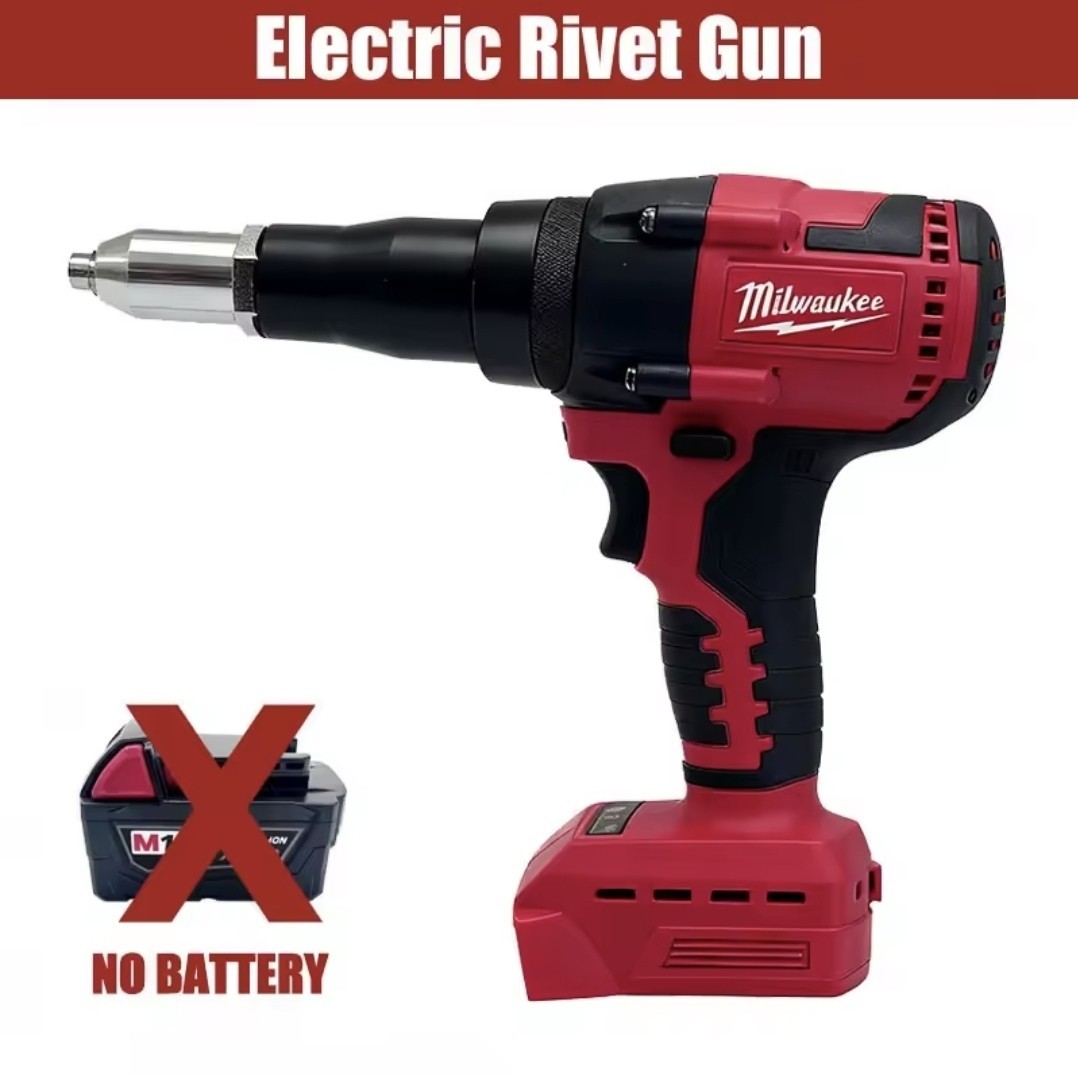 Milwaukee 18V Brushless Cordless Rivet Gun 1/4″ Electric Riveter Tool No Battery