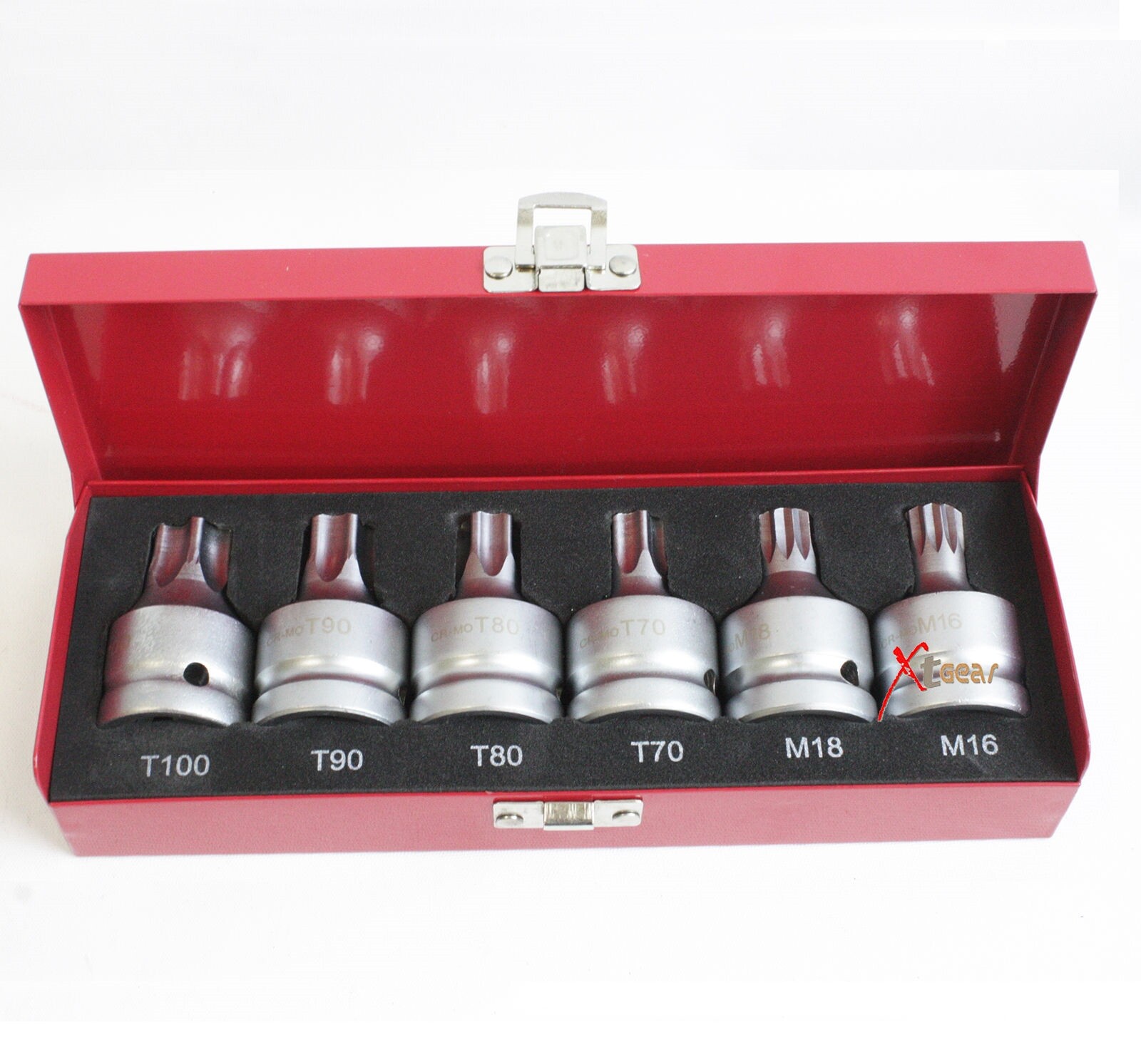 6pc Star and Spline 3/4 » Dr Socket Set T70 T80 T90 T100 M16 M18 tamperproof