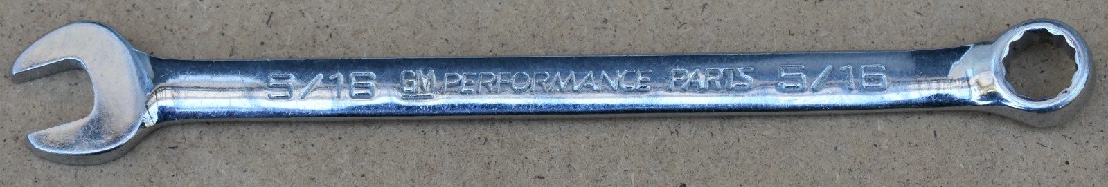 GM PERFORMANCE PARTS 116102, 5/16″ SAE, 12-POINT, OPEN/BOX END COMBO WRENCH