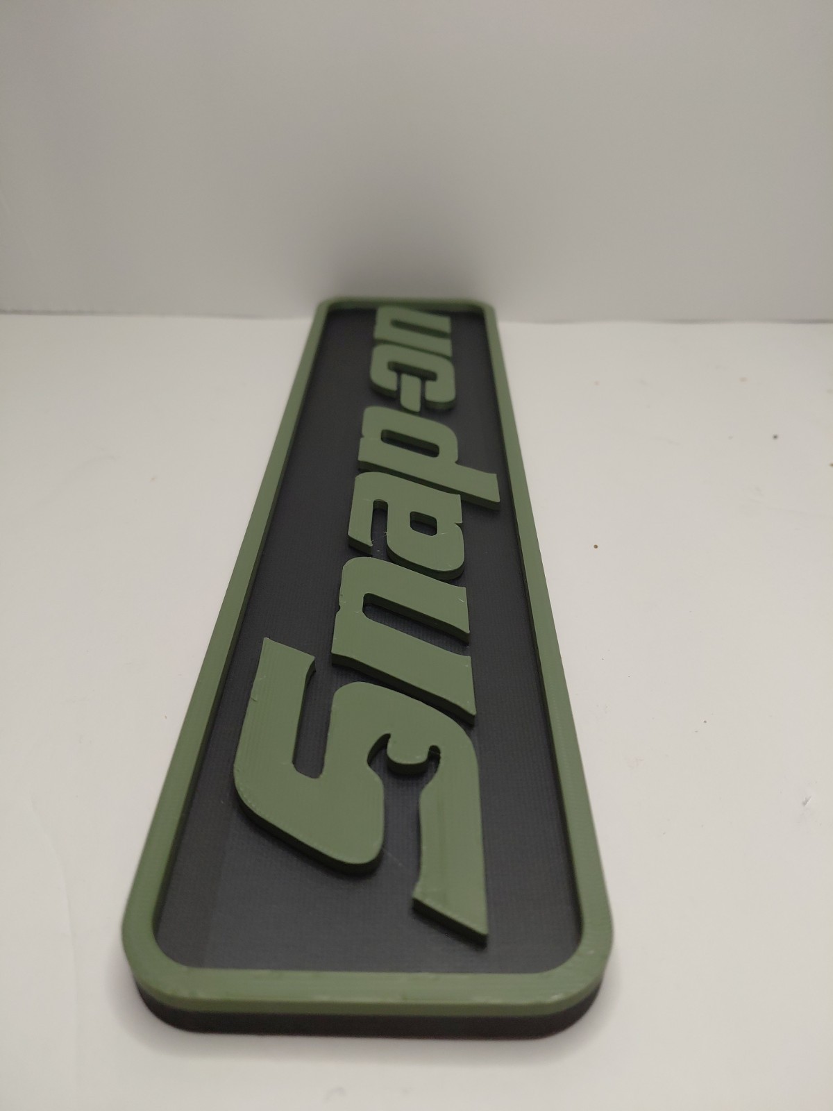 3D Printed Snap-On Tools Wall Art Sign Logo Display Tool Box MAGNET Army Green