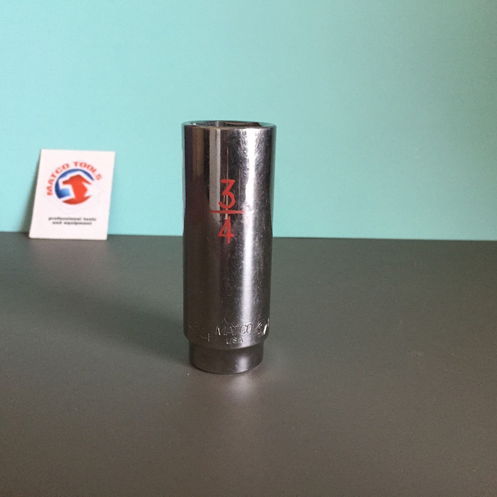 Matco BD246A 3/8″ Drive Deep 6 Point 3/4” Chrome Socket.