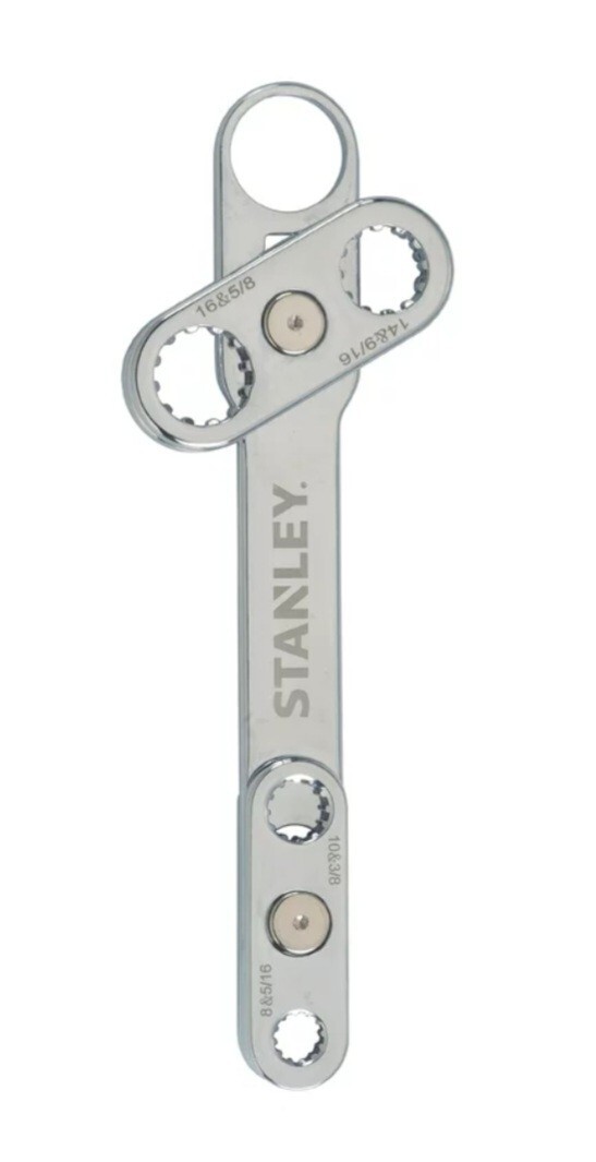 STANLEY 16-IN 1 WRENCH 16 COMMON WRENCH SIZE SAE&METRIC. Pocket Size. ORIGINAL