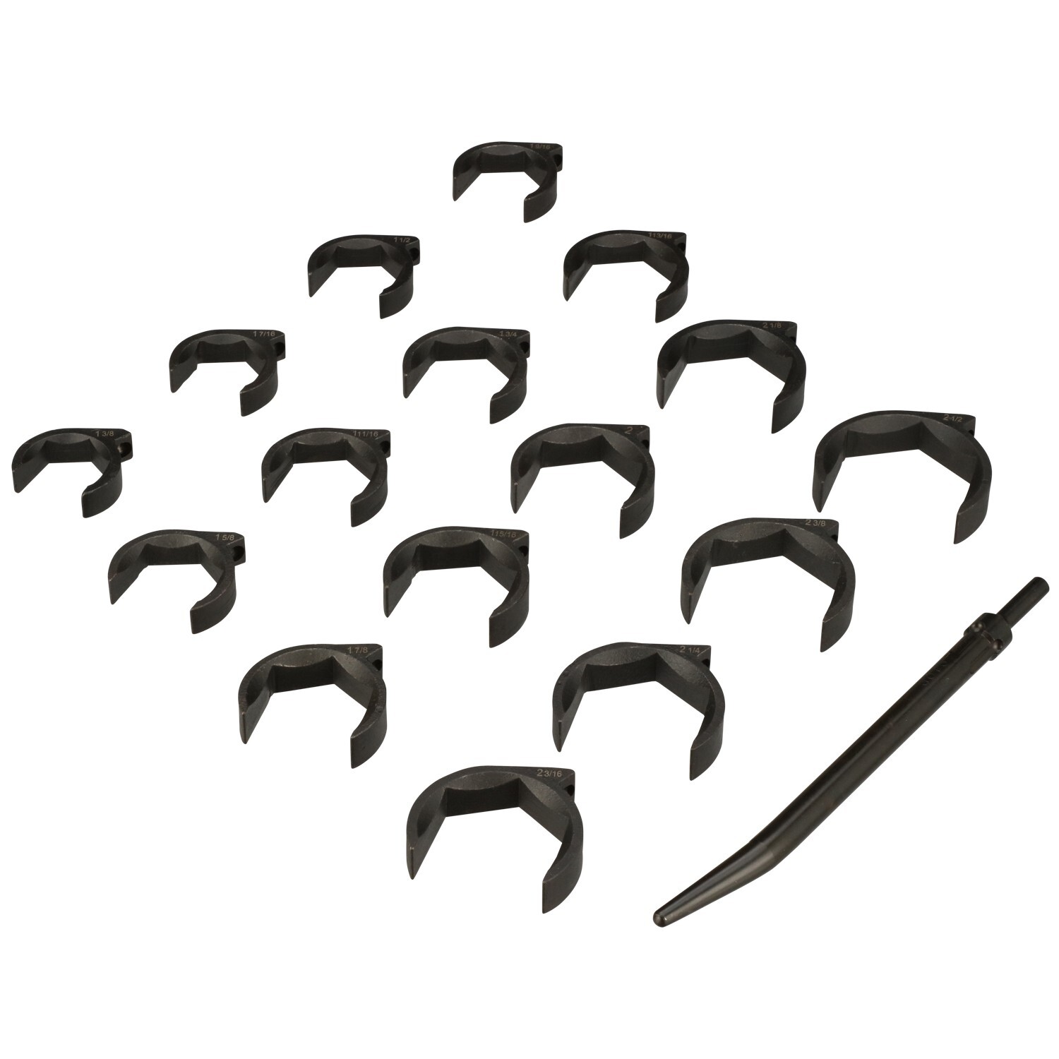 LTI by Milton@ 16-Piece SAE SHOCKIT™ Crows Foot Set: LT1900XL