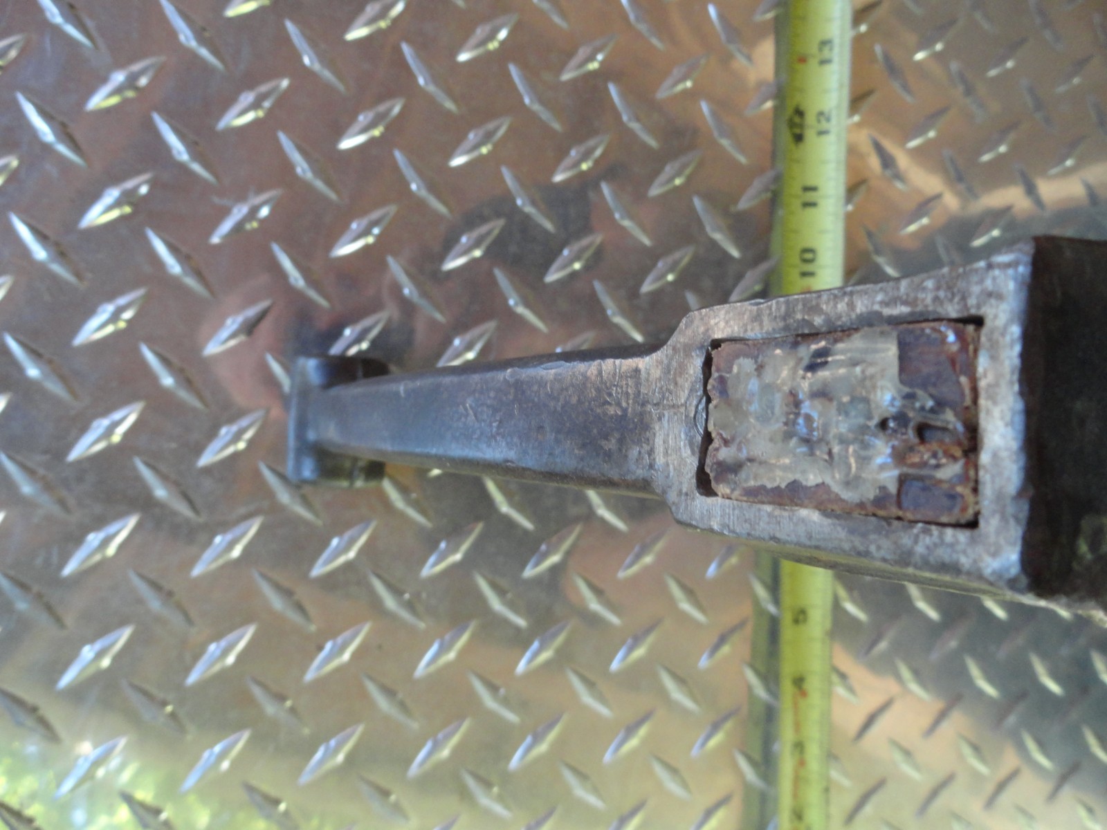 BODY REPAIR HAMMER USED 16″ HANDLE 8 1/4″ LONG REACH HEAD 1 1/2″ FACE FAST SHIP