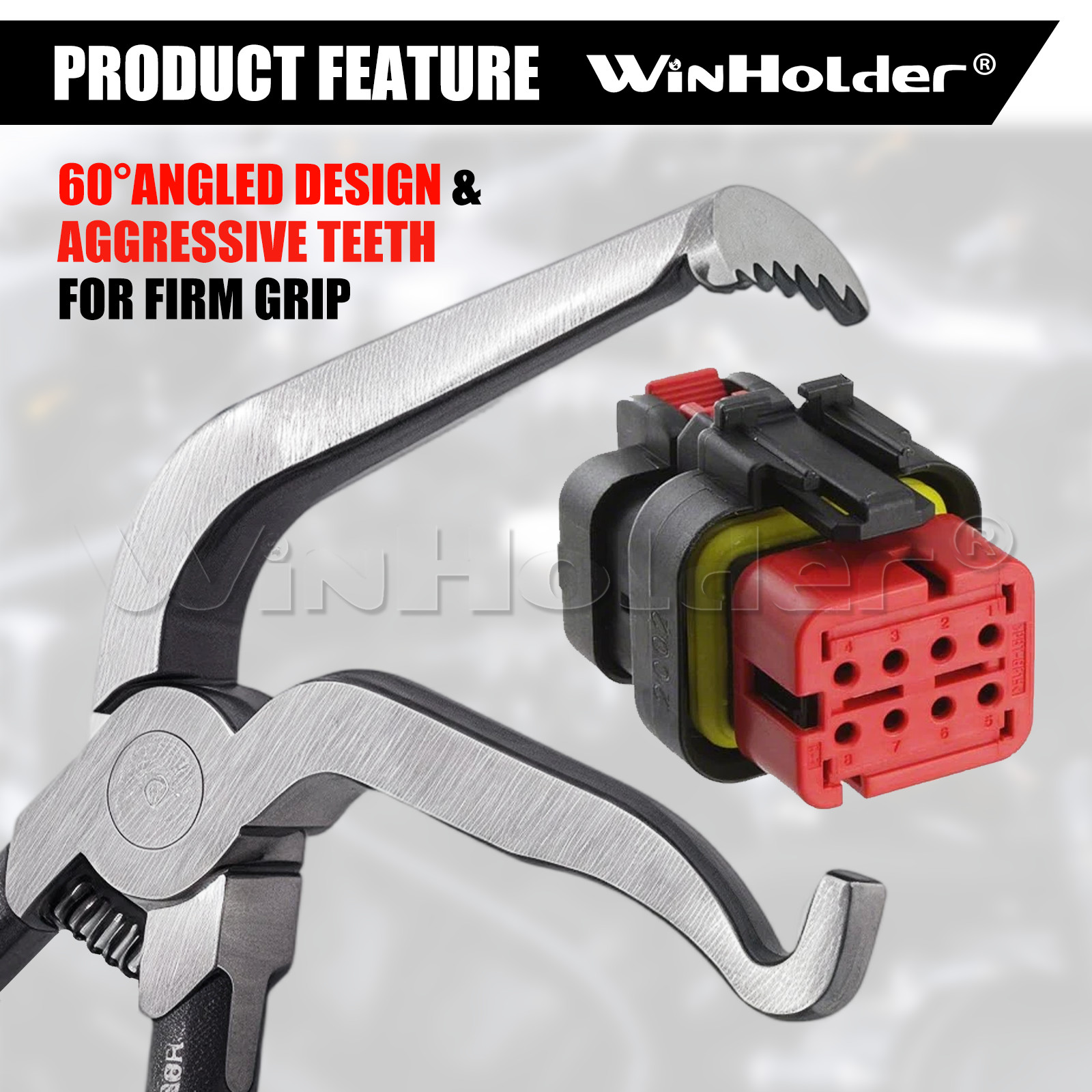 60° Electrical Disconnect Pliers Connector Separator Automotive Terminal Tool