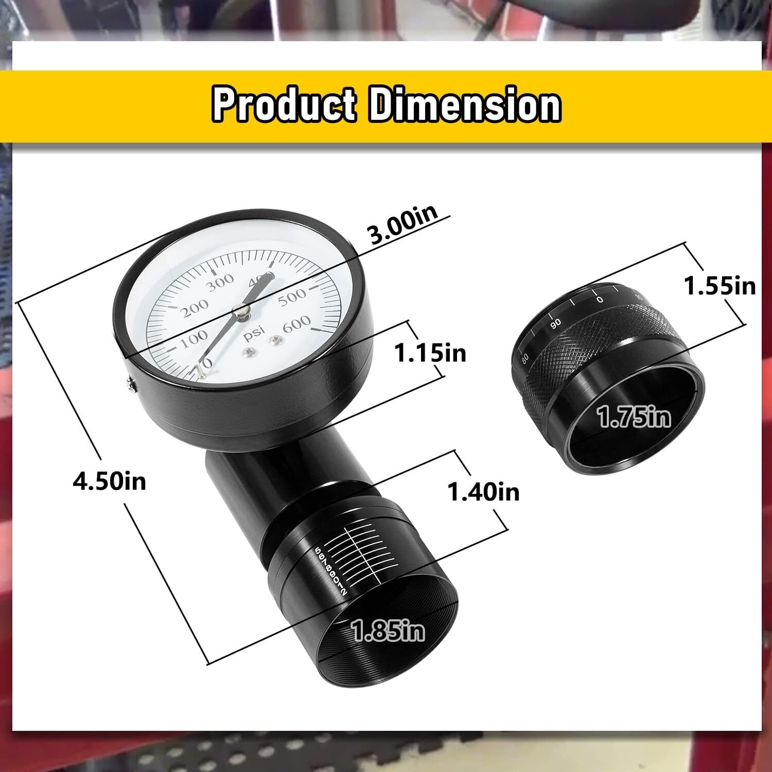66841 Mini Valve Spring Tester & Measuring Combo for Vise w/ Height Micrometer