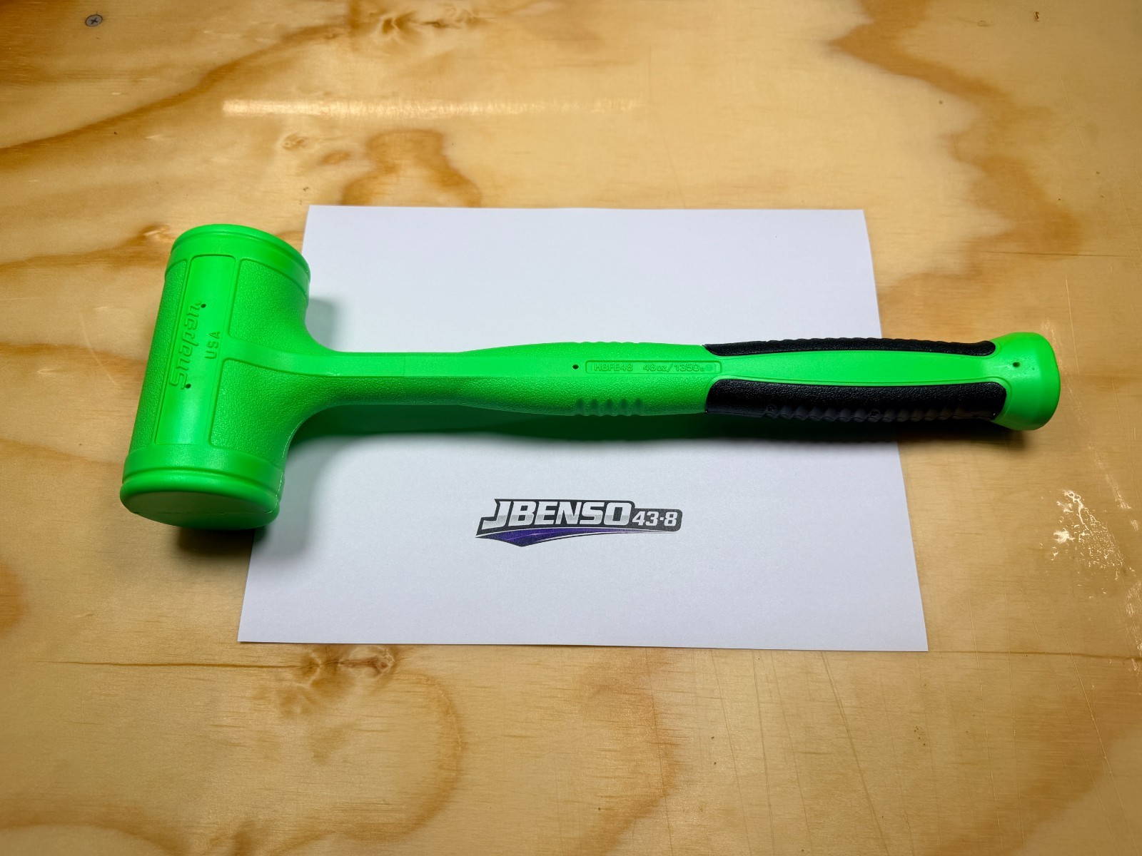 Snap-on Tools USA NEW GREEN 48oz / 1350g Soft Face Dead Blow Hammer HBFE48G