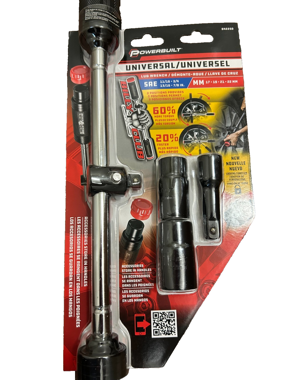 Powerbuilt Billy Club Universal Lug Wrench