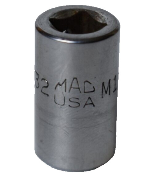 Mac Tools USA M116 11/32″ SAE Shallow Socket 1/4″ Drive 6 point Chrome Finish