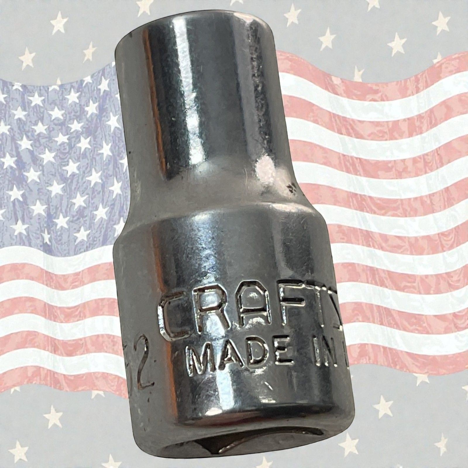 Craftsman Standard Socket 43609 7/32″ 12-Point 1/4″ Drive As Pictured USA