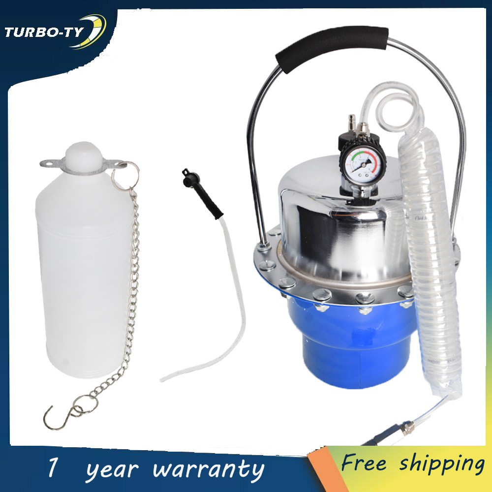 Portable Pneumatic Air Pressure Kit Brake and Clutch Bleeder Valve System Tools