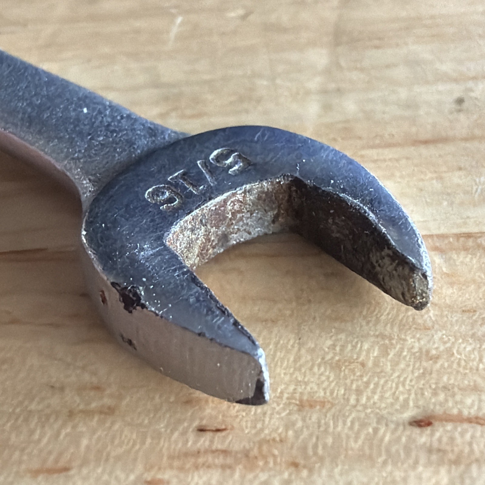 Craftsman 1/4″ x 5/16″ Double Open End Wrench Flying -V- V Series Vtg USA READ!