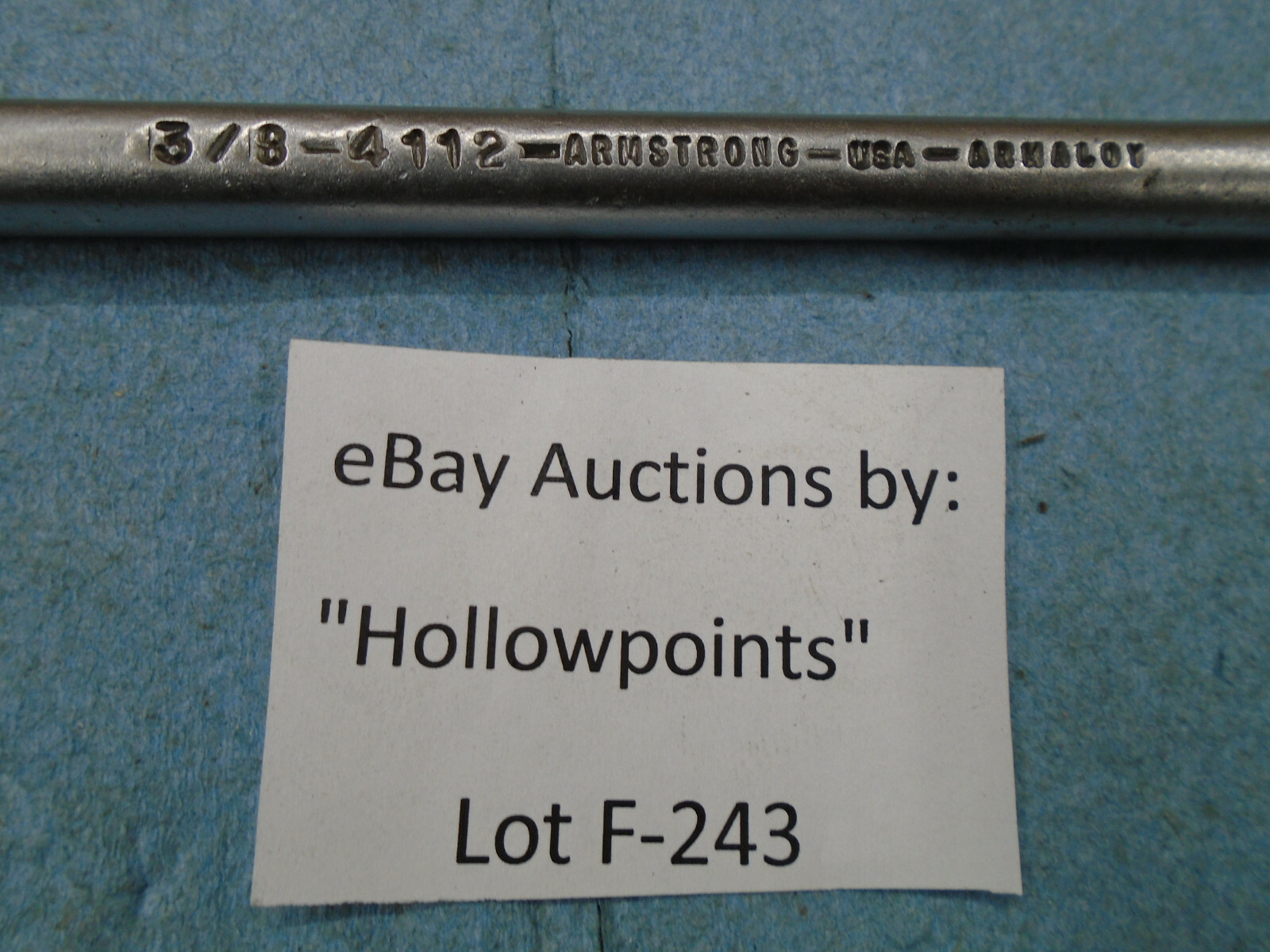 Armstrong USA No. 4112 Hydraulic Tube Fitting 3/8″ Flare Nut Line Wrench F243