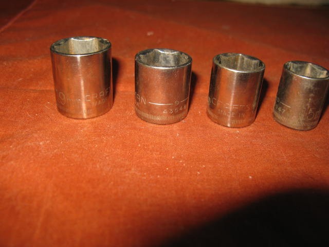 Craftsman USA METRIC 3/8″ Drive 10-piece Socket Set 19MM-9MM 6-POINT