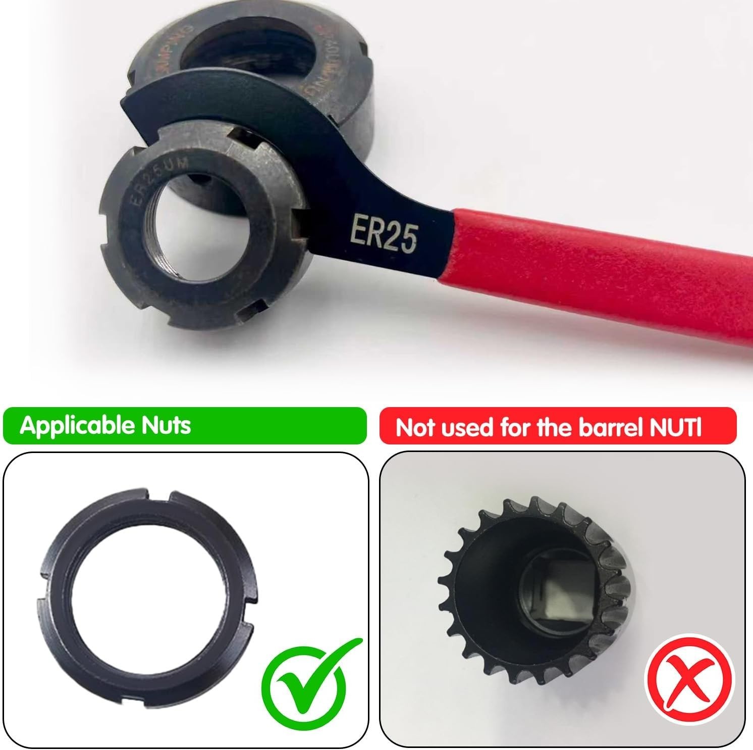 6pcs C-Shape Coilover Spanner Wrench Set for Shock Adjustment – Durable Design