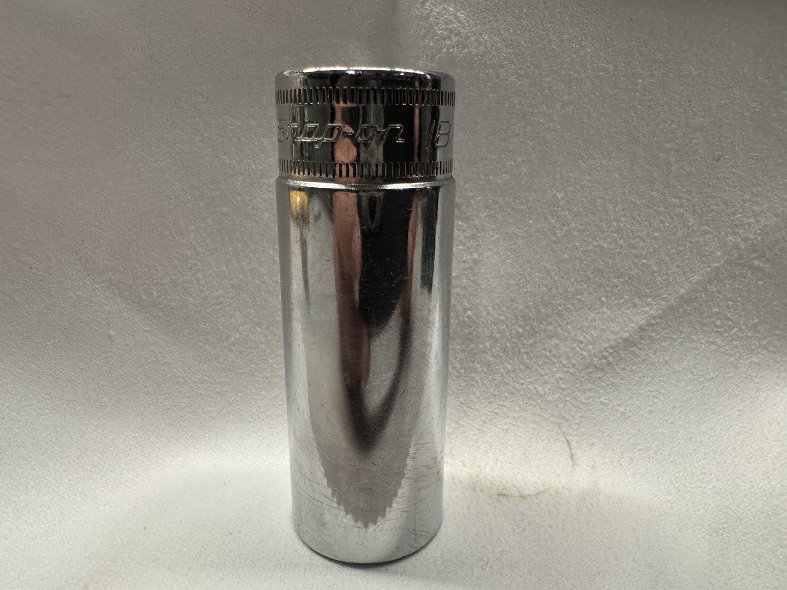 Snap-On 3/8″ Drive 6-Point Metric 18 mm Flank Drive® Deep Socket SFSM18 – Used
