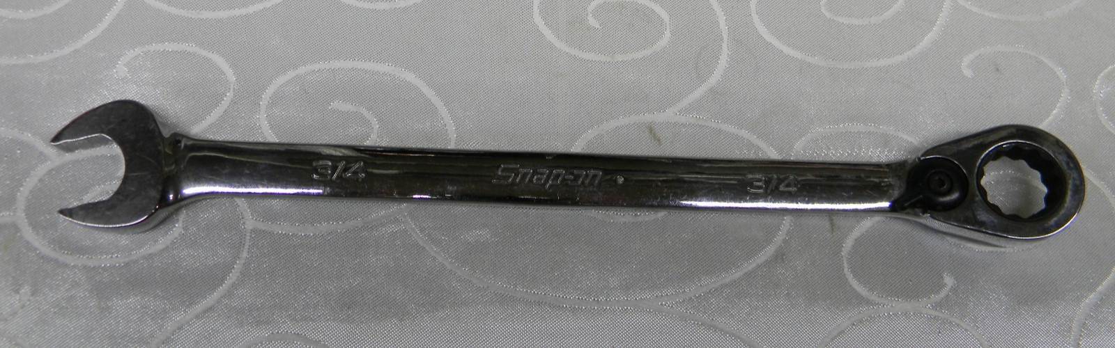 SNAP-ON 3/4″ SAE 12PT REVERSIBLE RATCHETING COMBINATION WRENCH #SOEXR24