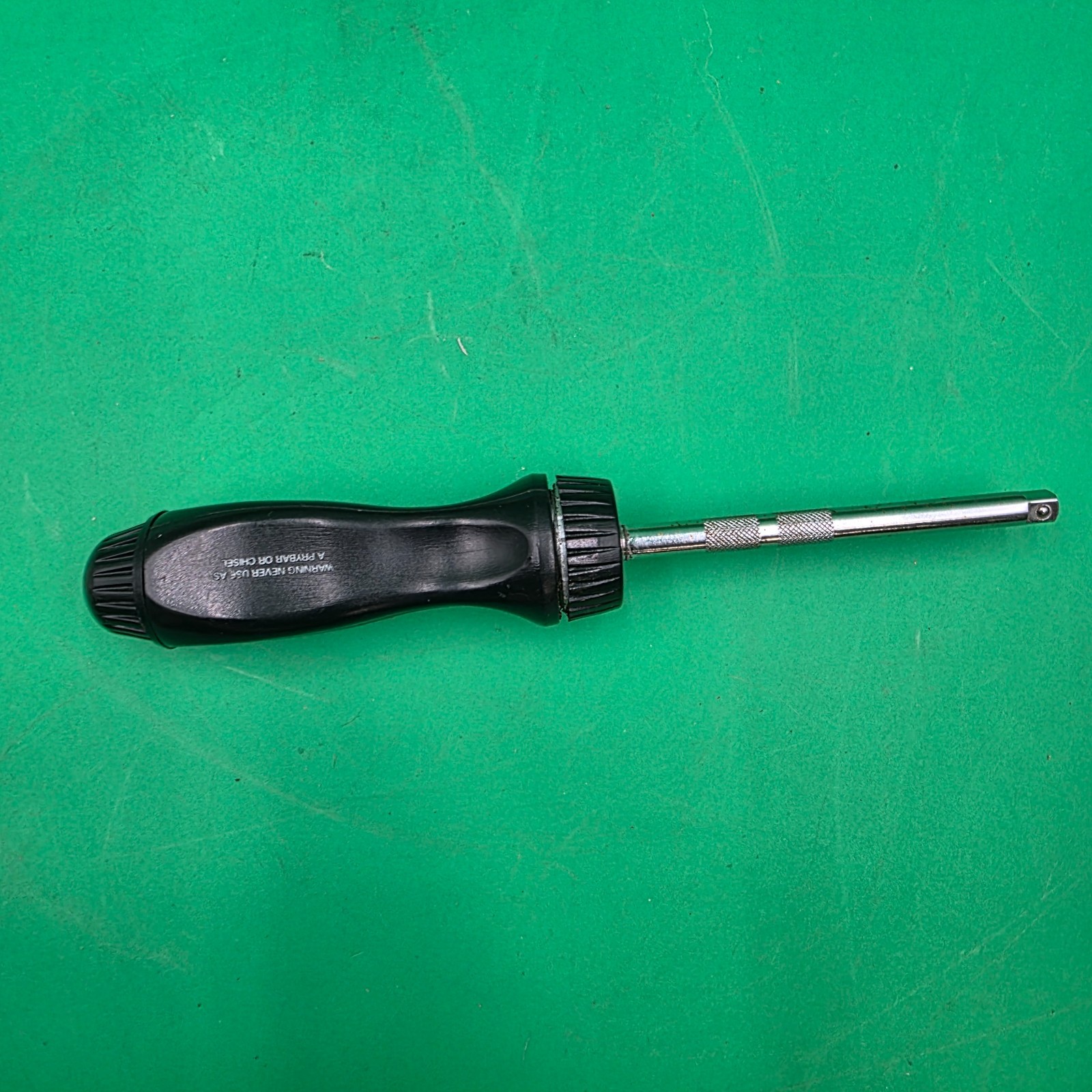 USED Snap On Tools TMR4 1/4″ Drive Ratcheting Spinner Handle 9” Black Handle