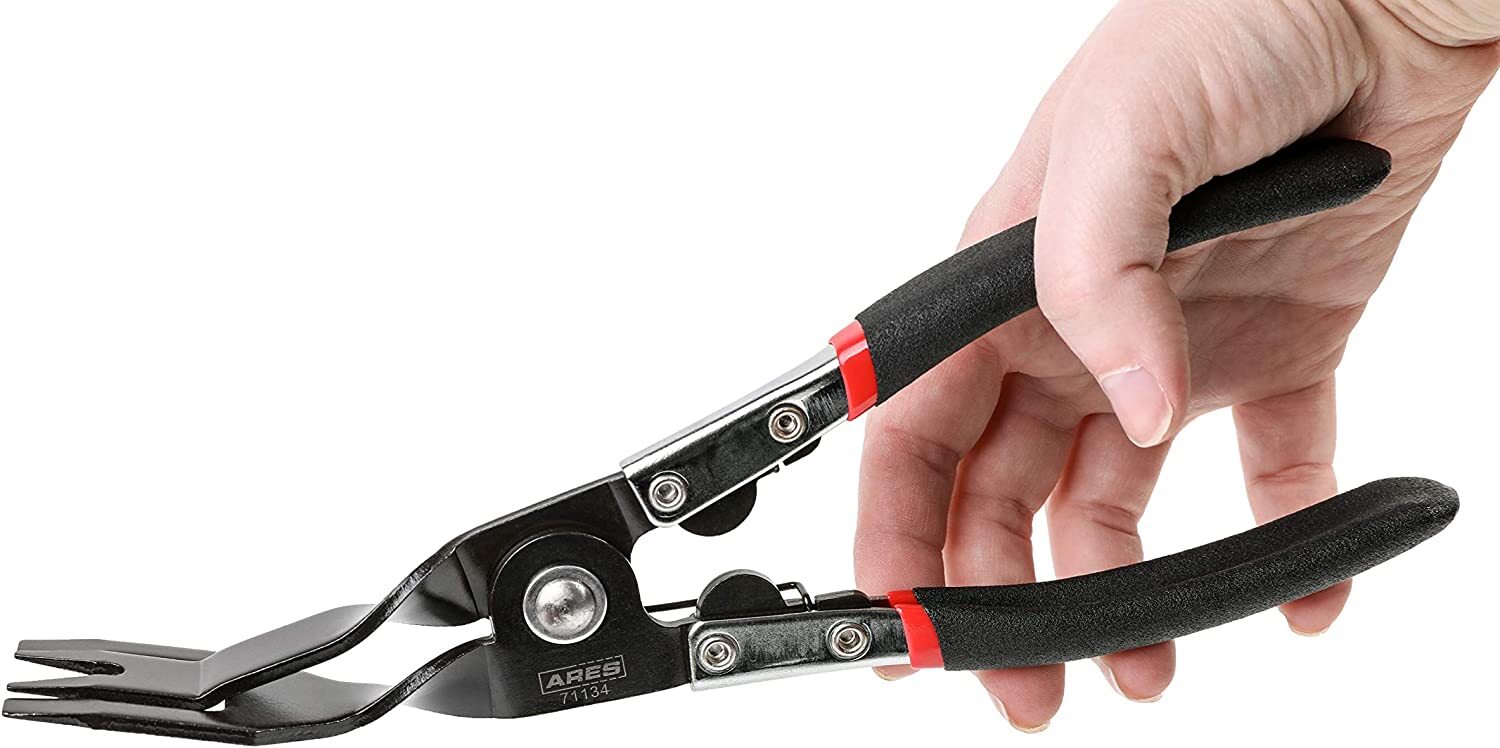 NEW ARES 71134 AUTOMOTIVE CLIP REMOVAL PLIER TOOL TRIM CLIP RIVETS