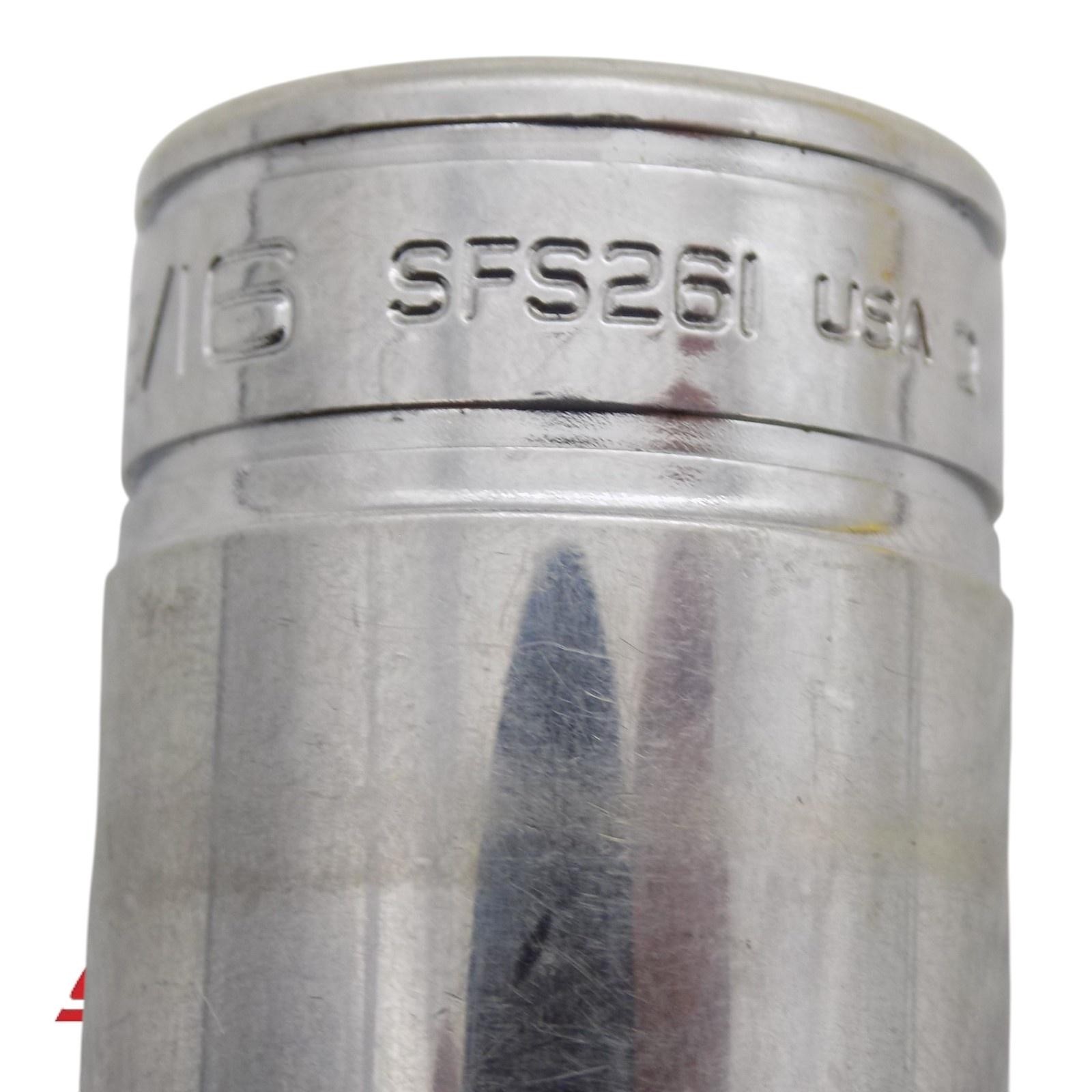 Snap-on SFS261 13/16 In 3/8 Drive SAE 6-Point Deep Standard Chrome Socket Tool