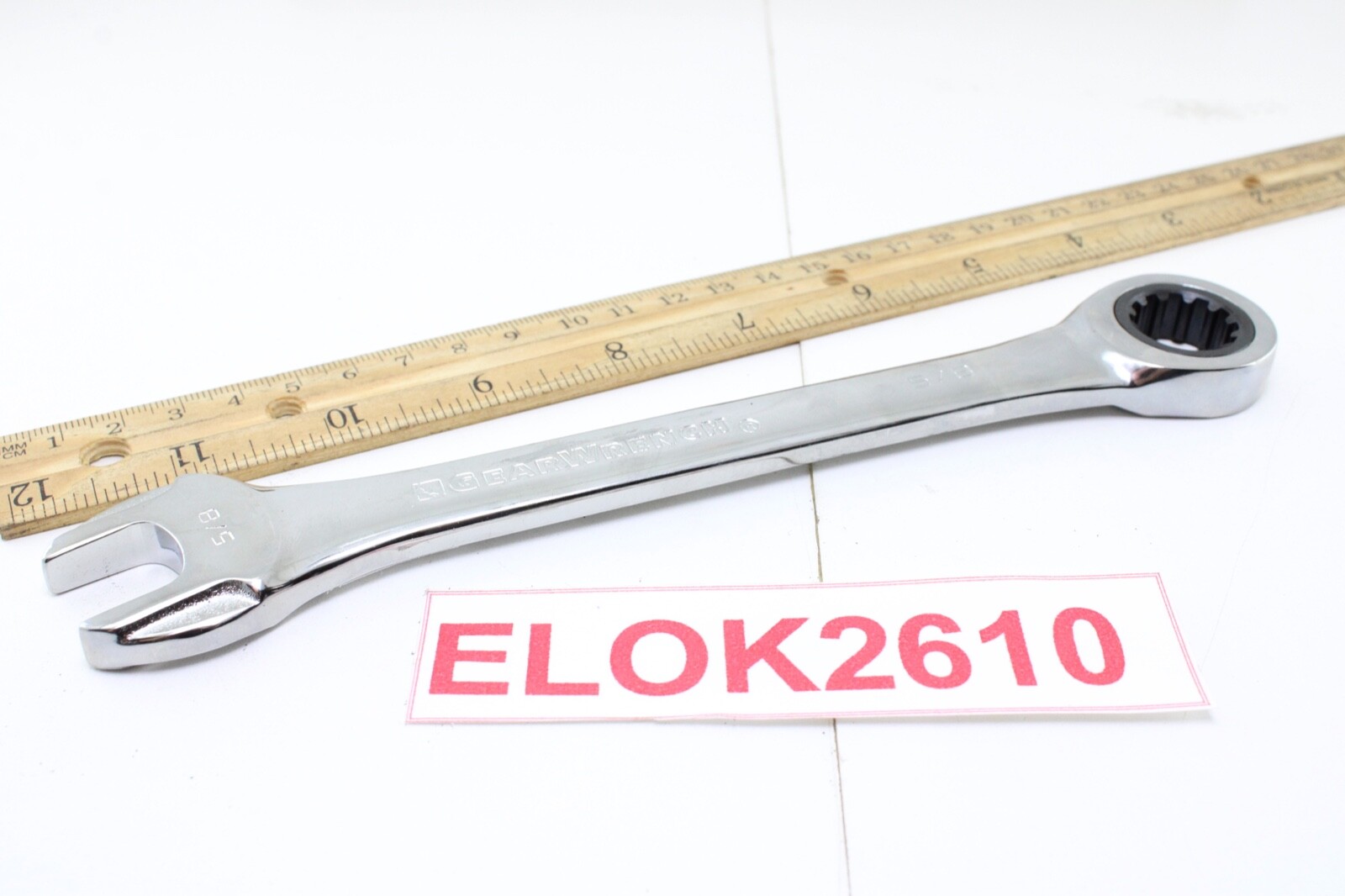New Gearwrench 5/8″ SAE Chrome Combination Ratchet Wrench Brand New