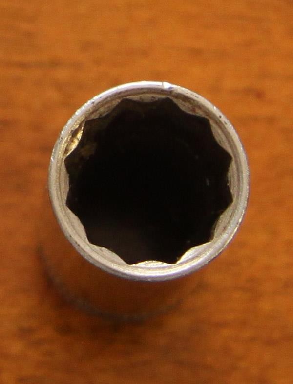SNAP ON 1/2″ DEEP CHROME SOCKET12 POINT 3/8″ Drive # SF160