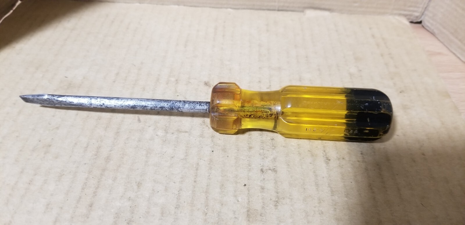 Vintage Crescent Bridgeport USA 143-4 Flat/Slotted Screwdriver , VGC