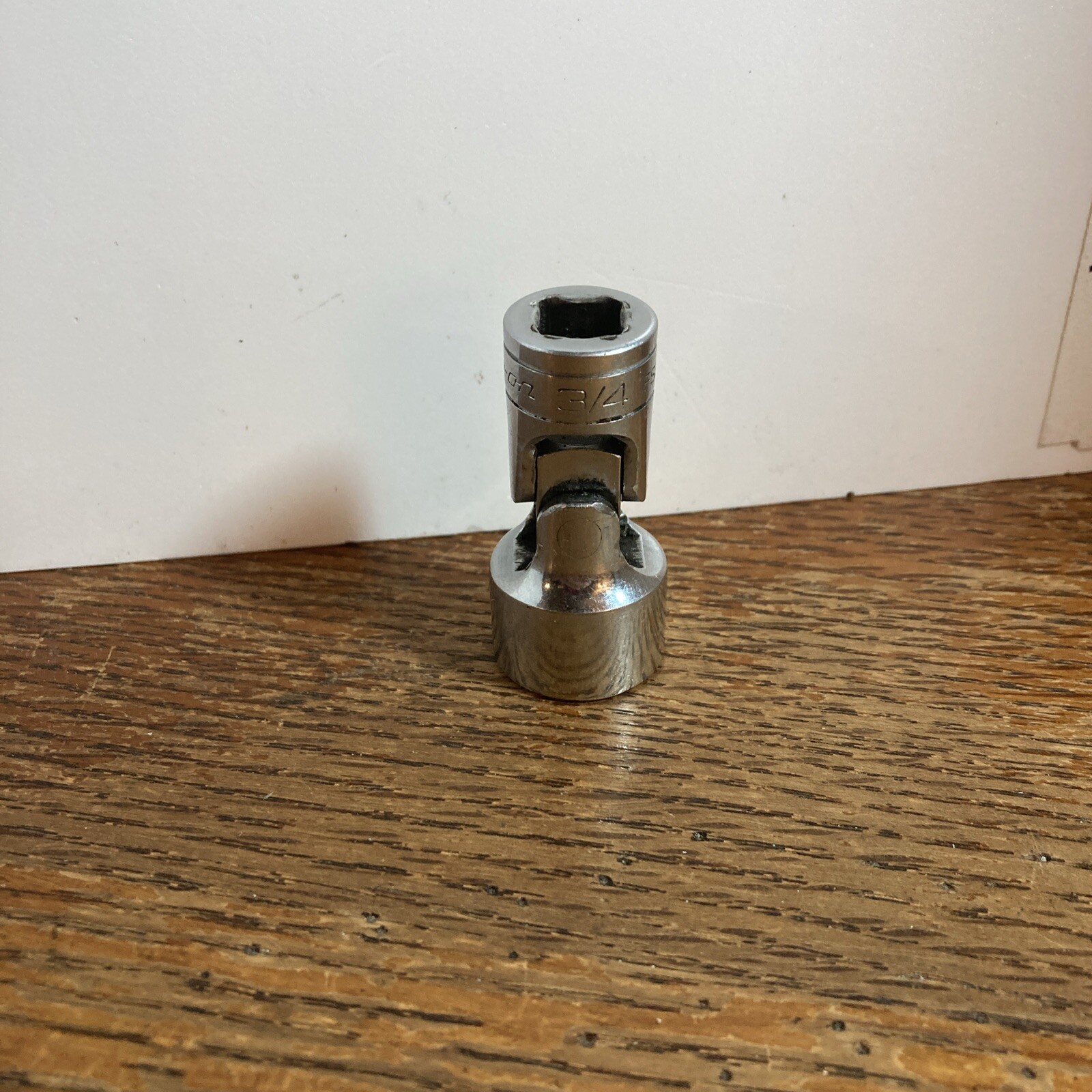 Snap On Tools FS24 3/8 Drive 3/4 Chrome Swivel 6 Point Socket