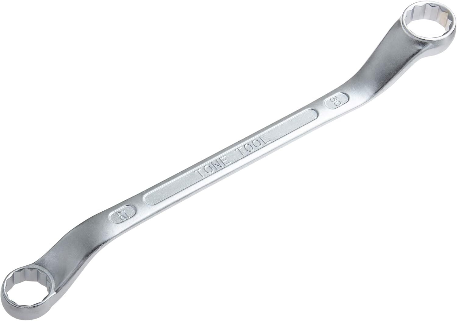 Tone M45-2730 27 × 30 mm 12-Point Metric Long Type 45° Offset Box Wrench
