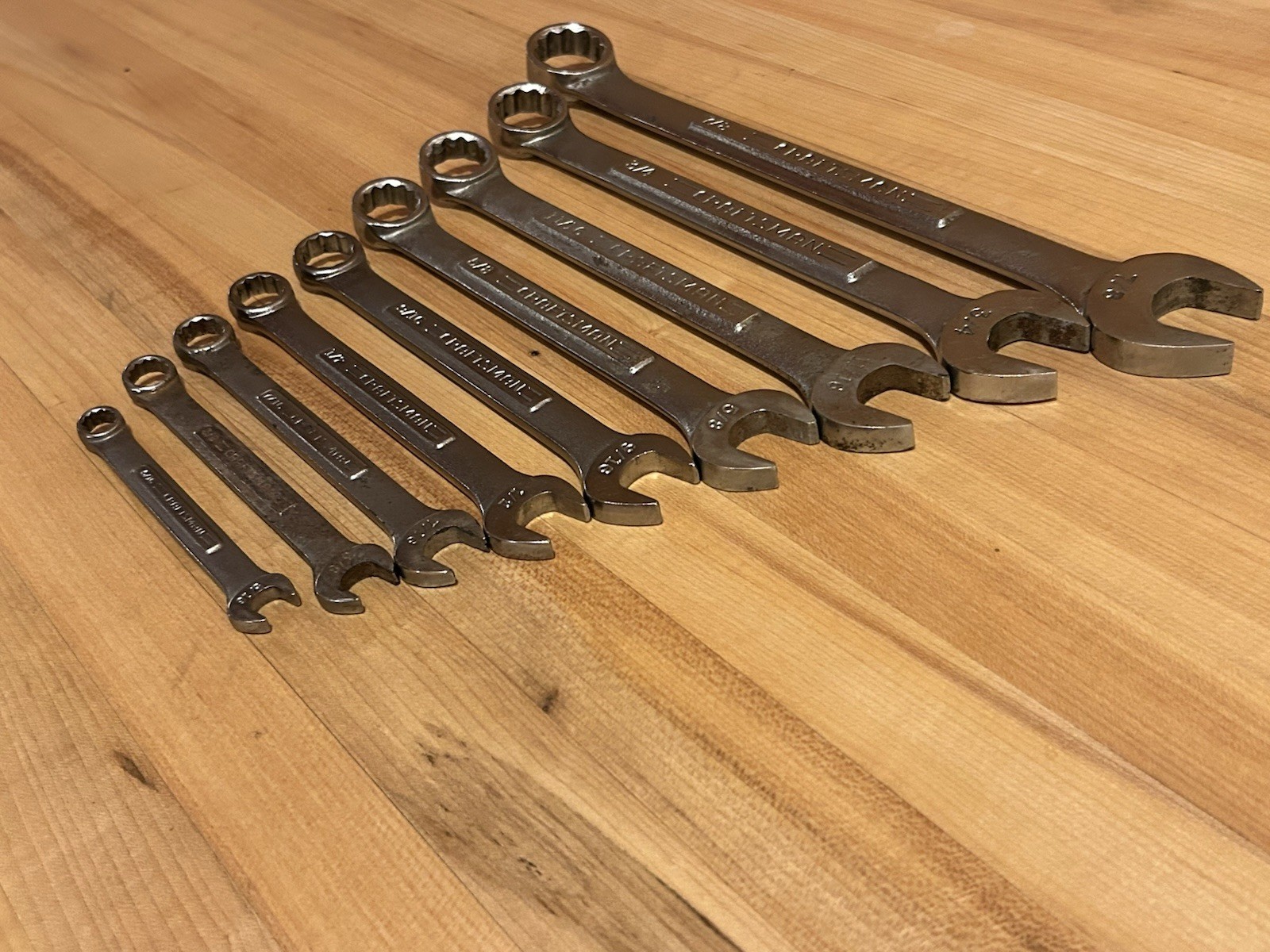 Craftsman USA | 9pc SAE 12 Point Combination VA Wrench Set (5/16” – 7/8”)