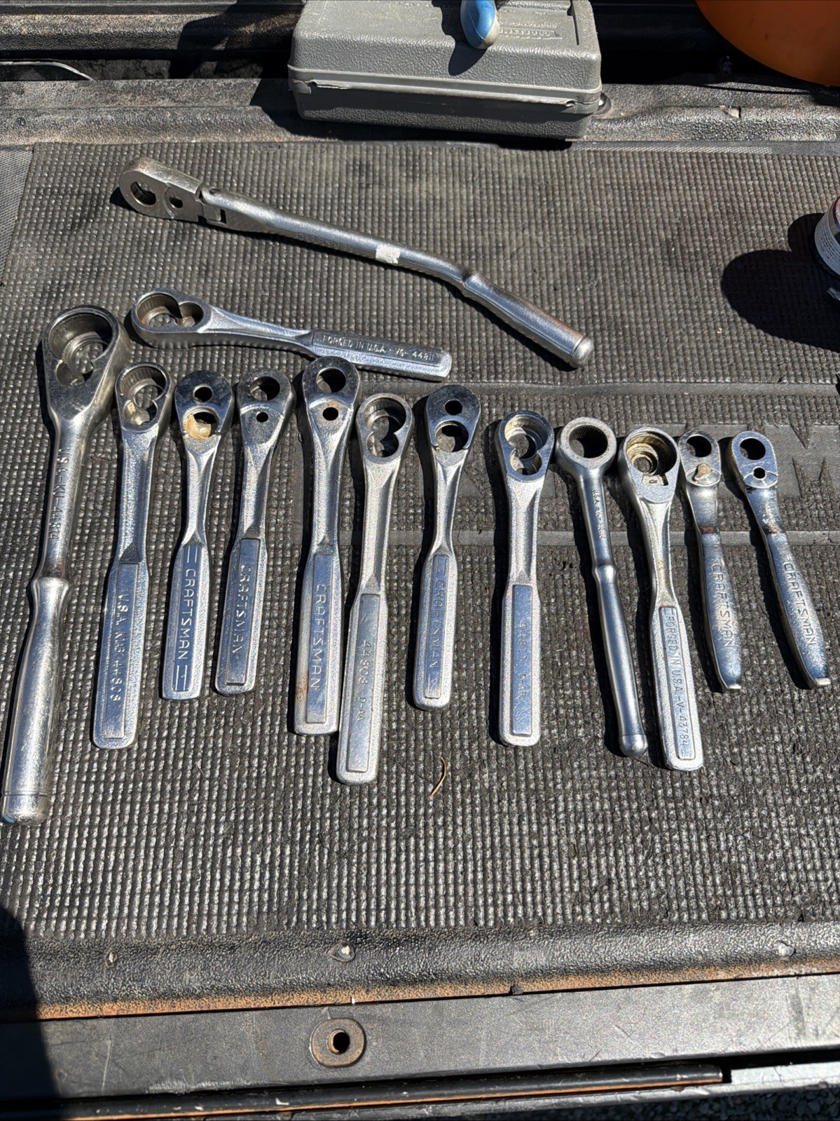 (14) Sears Craftsman Ratchet Bodies ONLY NO GUTS 1/2” Drive 3/8” & 1/4” Plus Flx