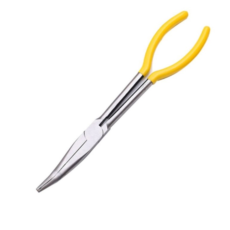Pliers Plug Cable Puller Long Needle Nose Plier Wire Cutter Hose Clamp Hand Tool