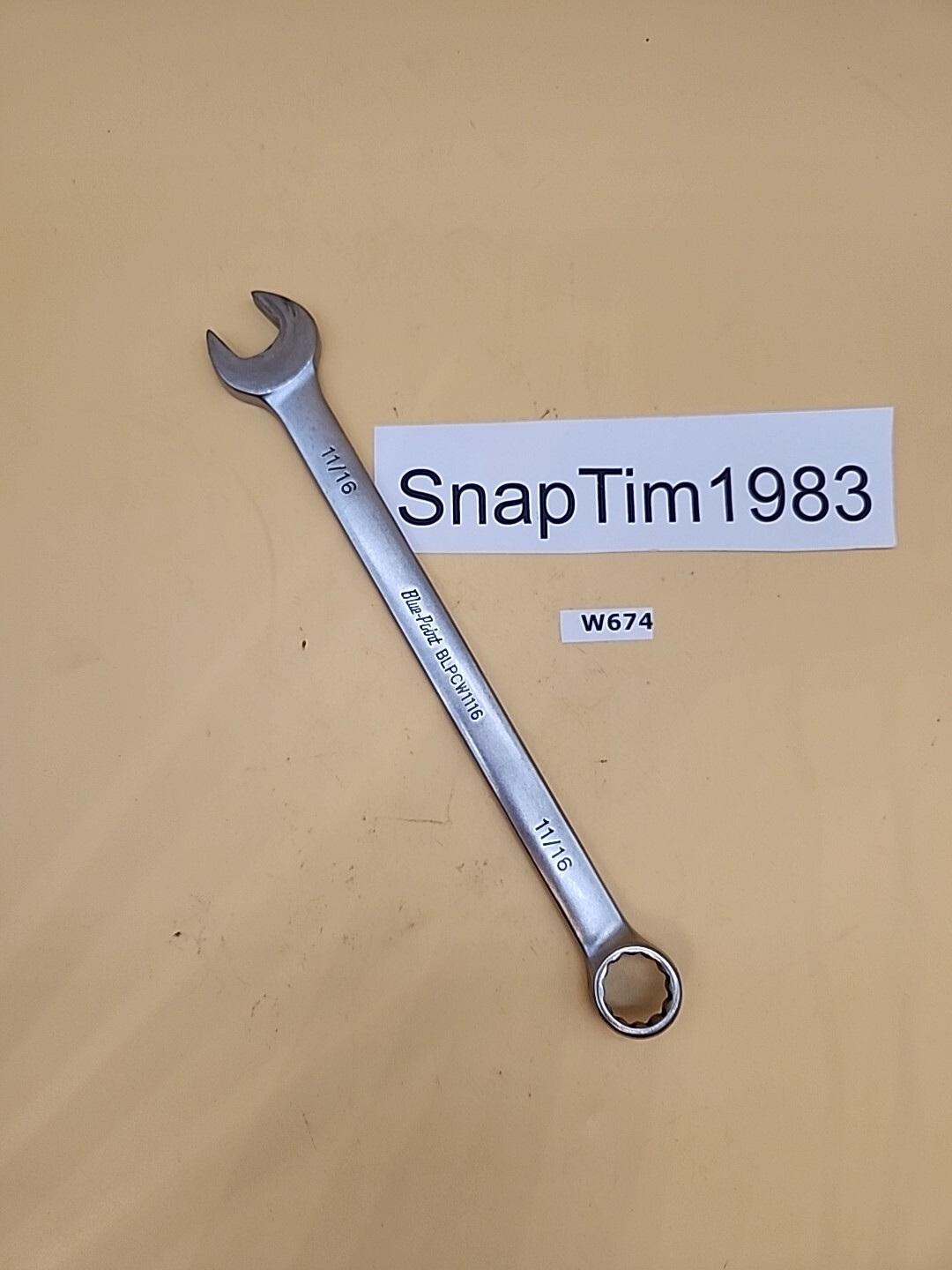 Blue Point Tools BLPCW1116 11/16″ SAE Combination Wrench 12 Point