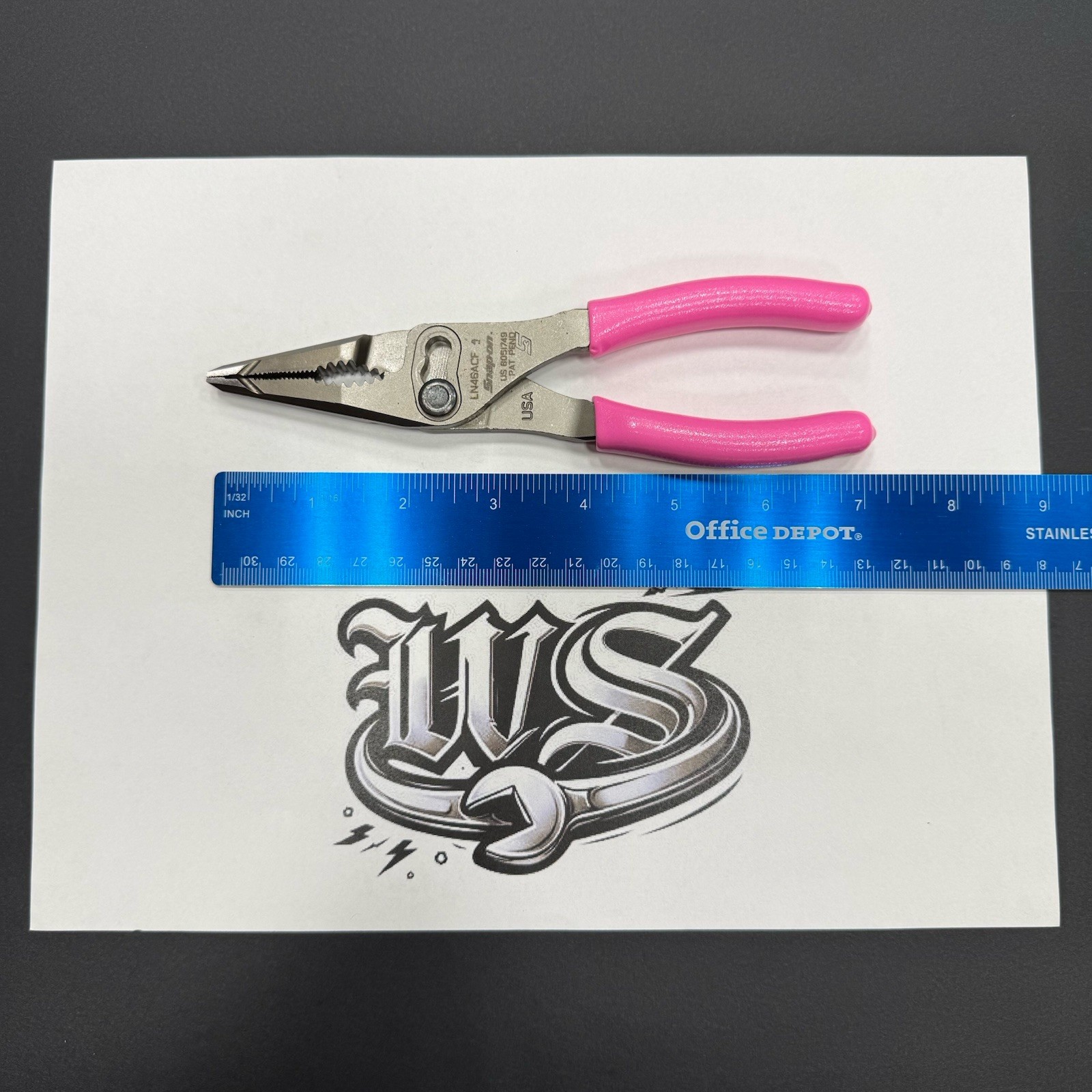 Snap-on Tools USA NEW 2pc HOT PINK & BLACK Assorted Pliers Set LN46ACF 86ACF