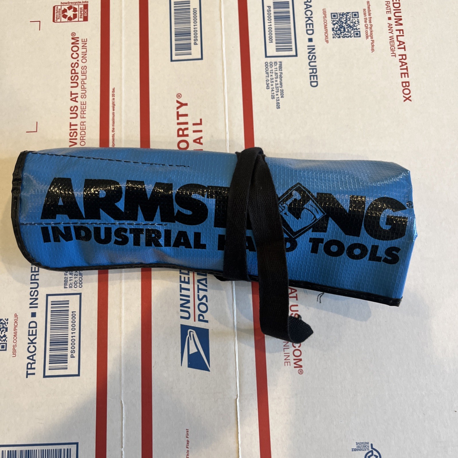 Armstrong Tools USA 27-635 SAE Offset Ratcheting Box Wrench Set Kit Bag, NEW NOS
