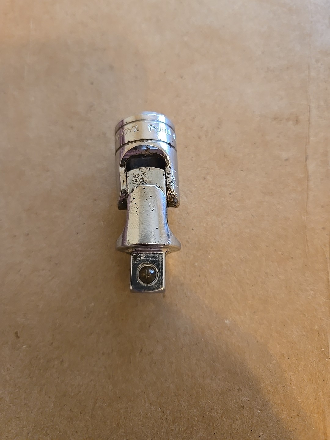 Snap On 3/8″ Drive Chrome Friction Ball Universal Swivel Socket For Parts FU8A
