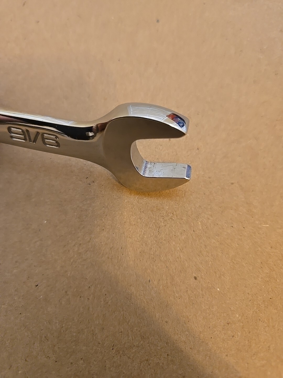 Snap On 9/16″ 12PT SAE Short Chrome Combination Wrench OEX180