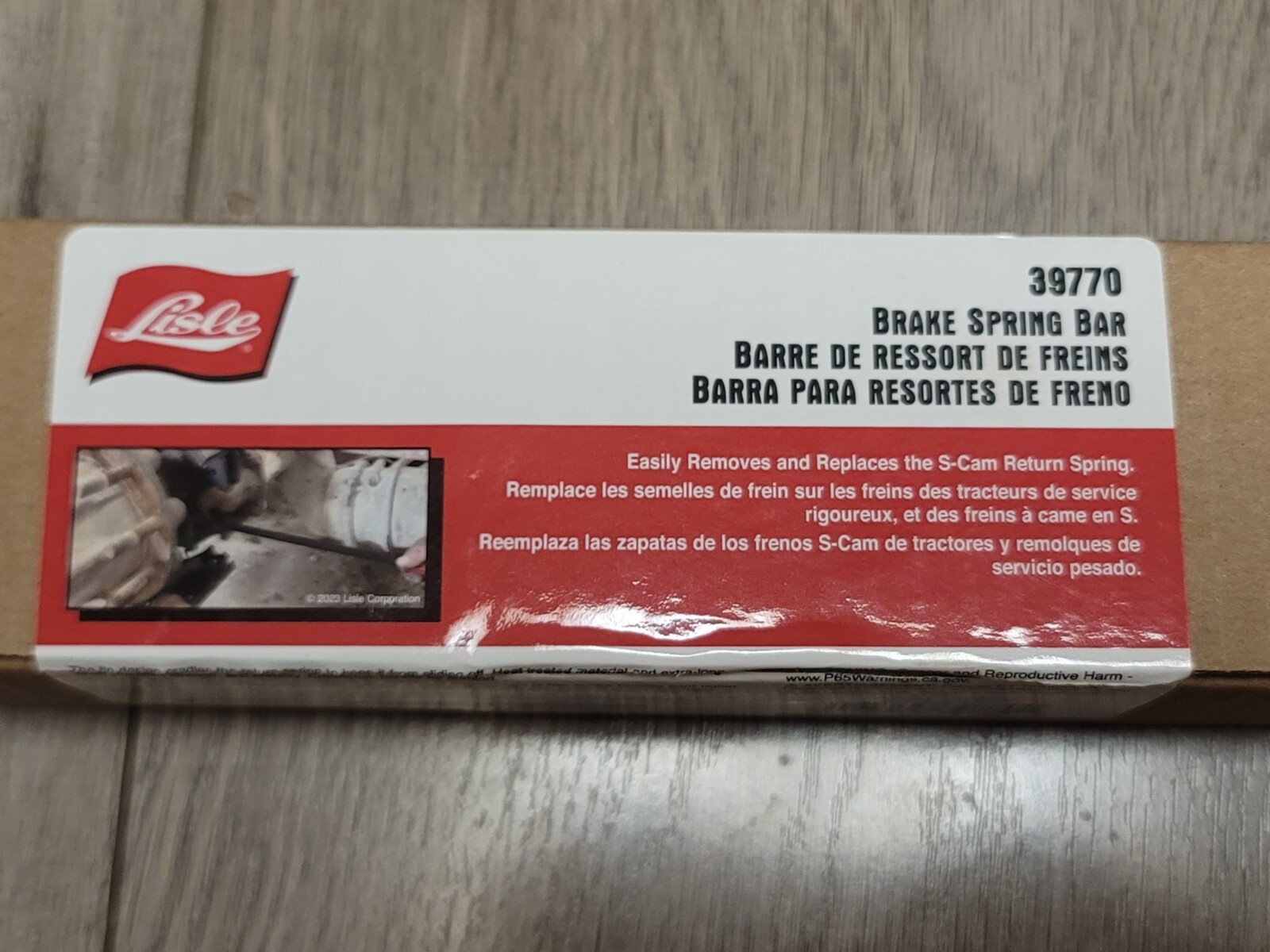 Lisle Truck Air Brake Spring Fork Tool for S-Cam Brakes #39770