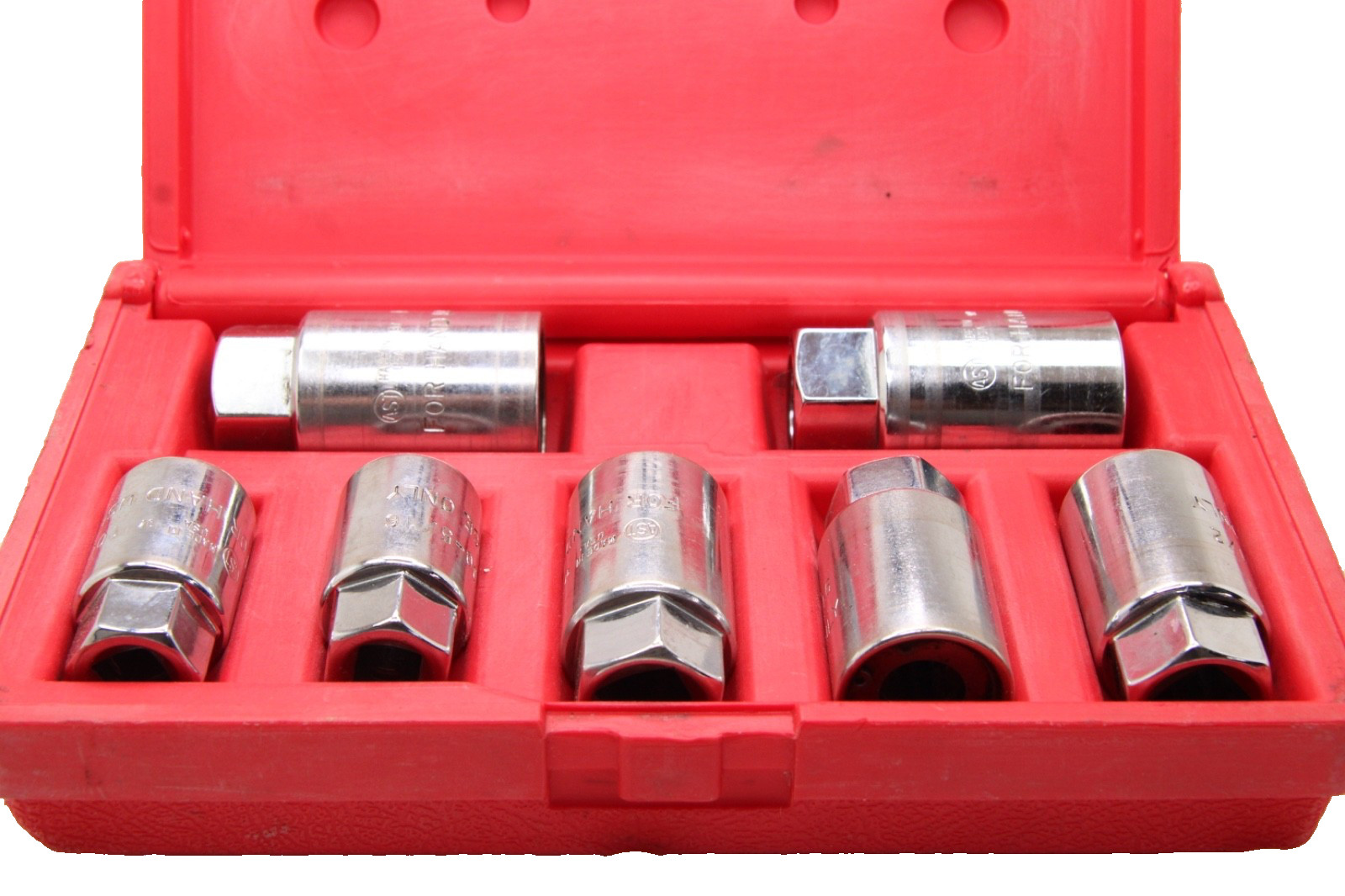 AST Tools 7 Piece SAE Chrome Standard Size Stud Puller/Remover Socket Set USA