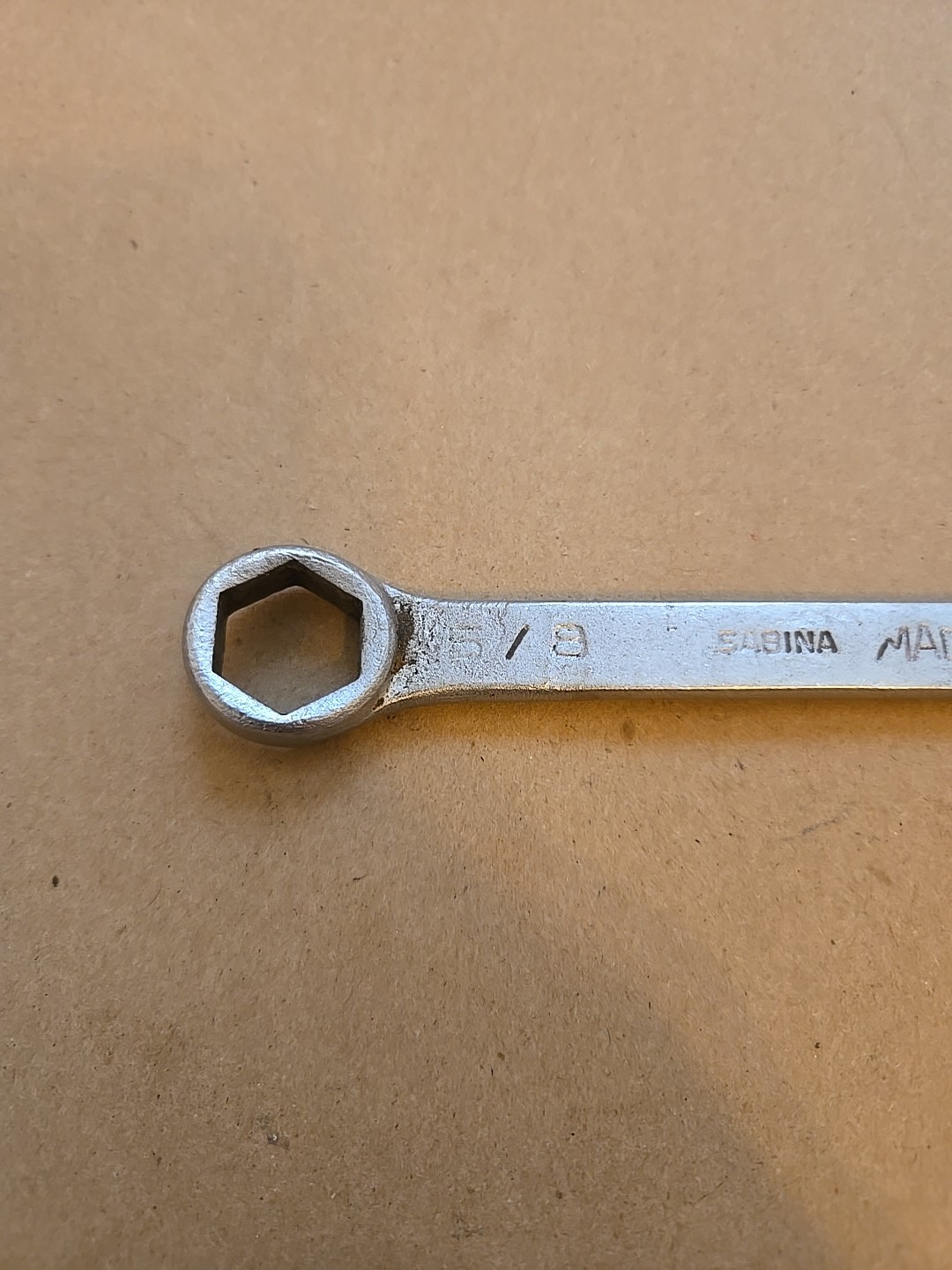 Mac Tools Sabina 5/8″ 6PT SAE Chrome Combination Wrench USA CH20