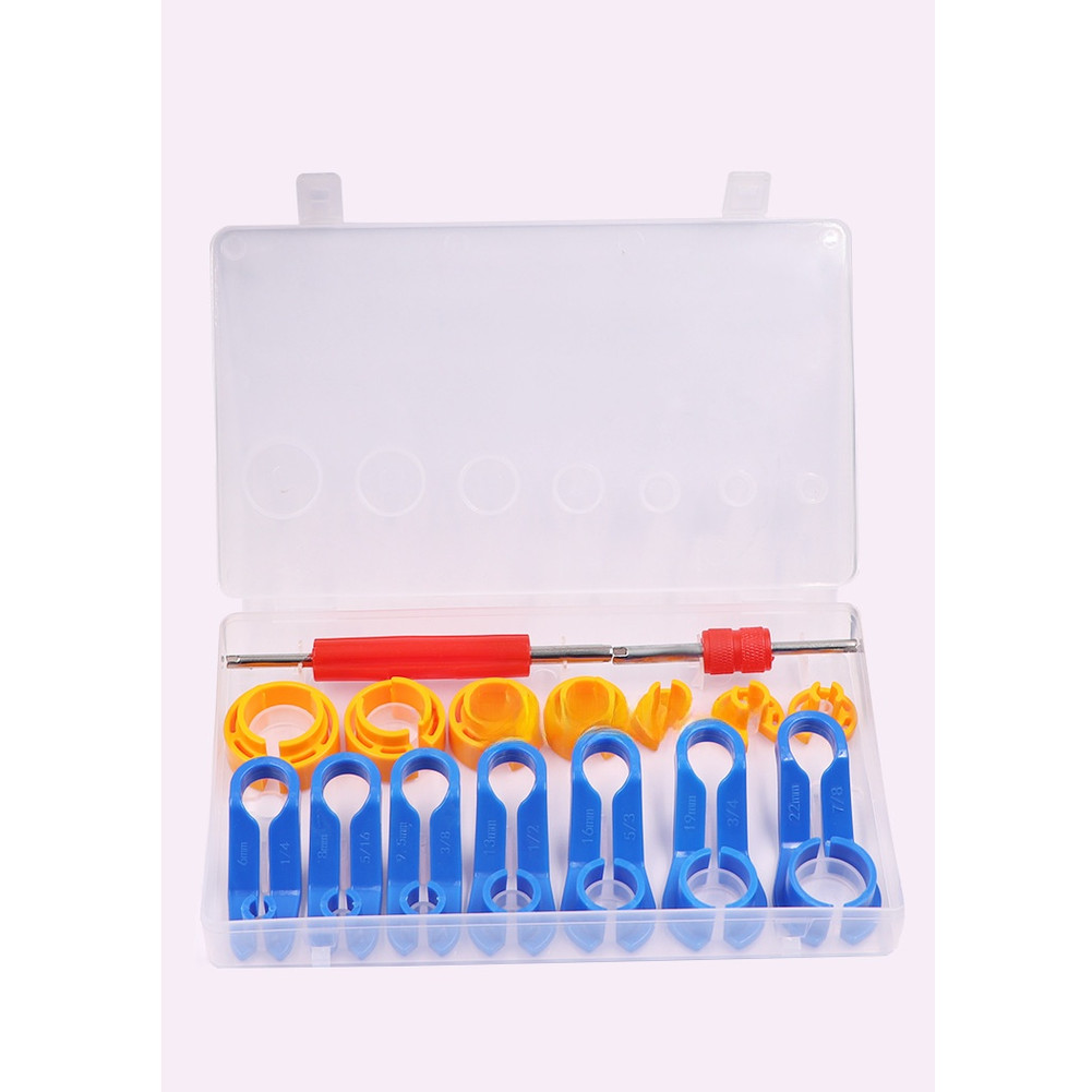 16 Piece Automotive AC Cooling Agent and For Fuel Line Pipe Removal Tool Set