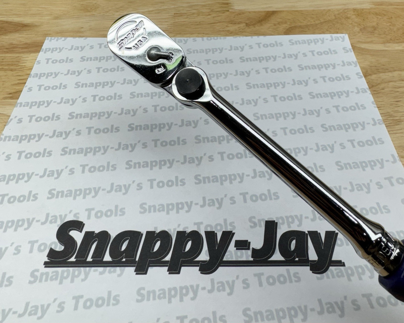 Snap-on Tools DARK PURPLE 3/8″ Drive Hard Grip Multi-Position Ratchet FHD80MPDP