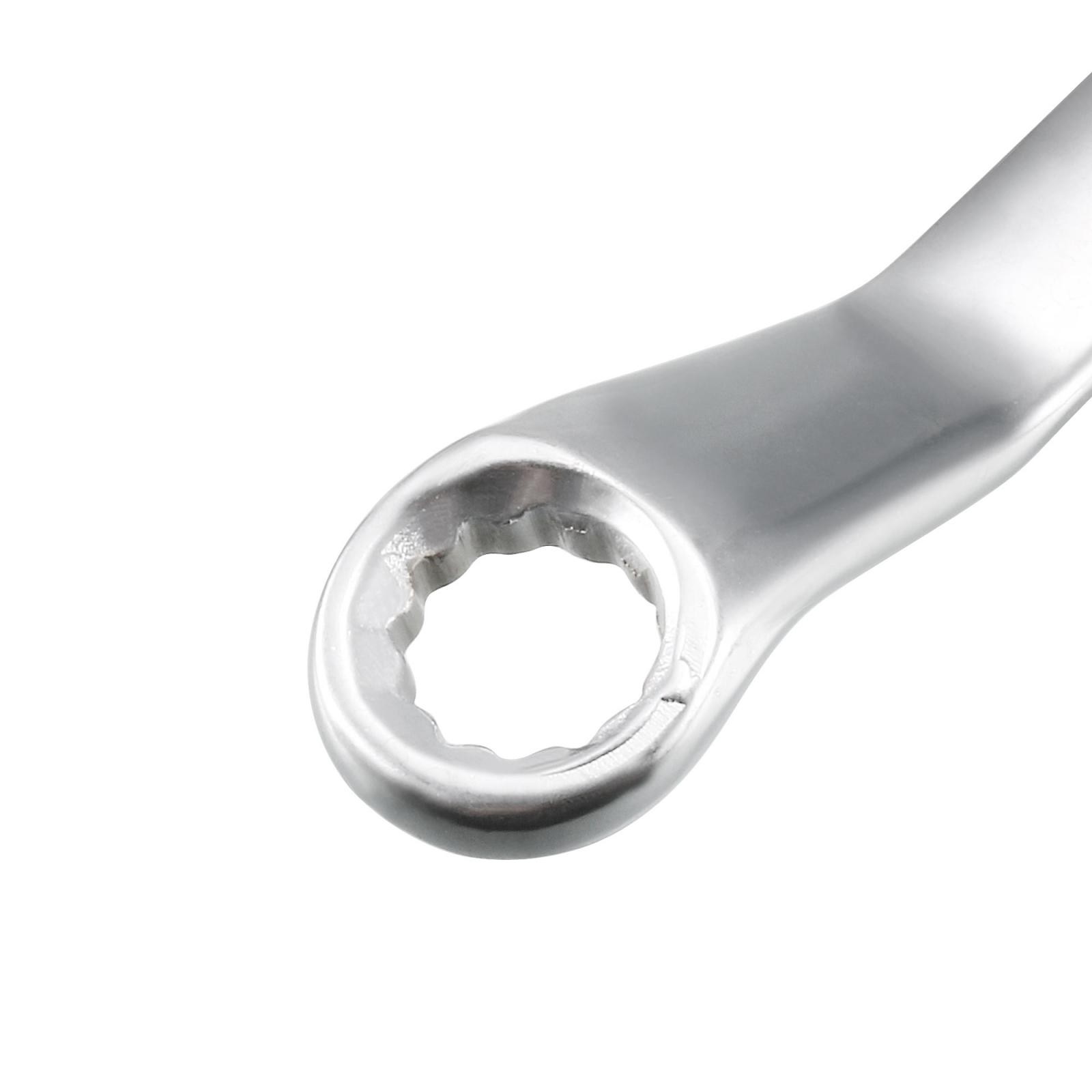 Metric 12 Point Offset Double Box End Wrench Chrome Plated Cr-V 11mmx13mm