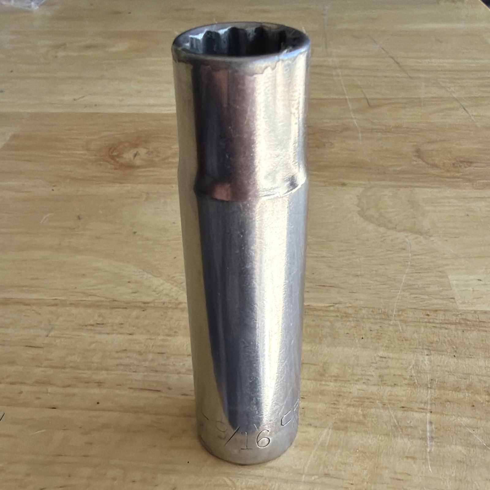 Craftsman 9/16″ Deep Socket 1/2″ Drive 12 Point G Series 47522 Made in USA READ!