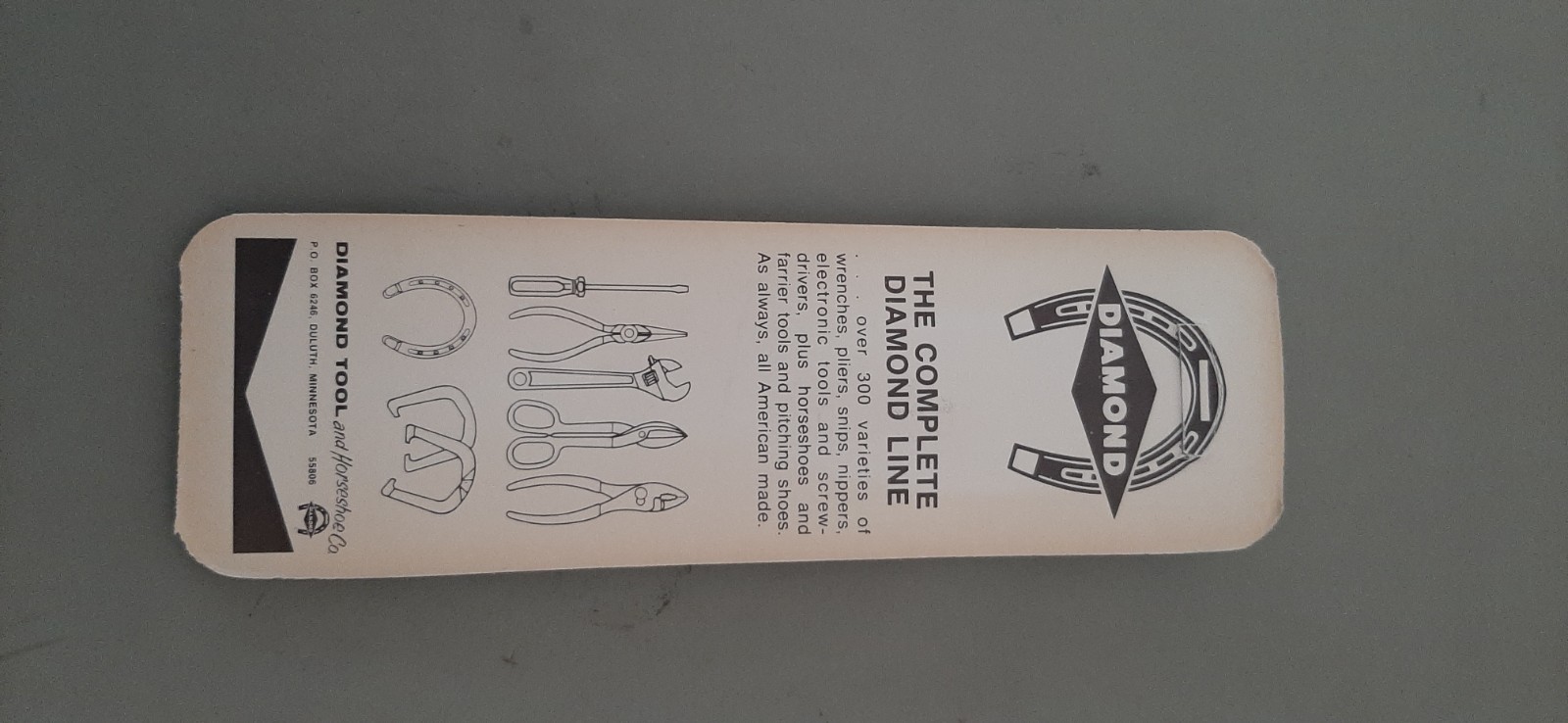NOS Diamond Tool Horseshoe 5″ Regular Nose Cutter Slip Joint Pliers K15 K15H 1A