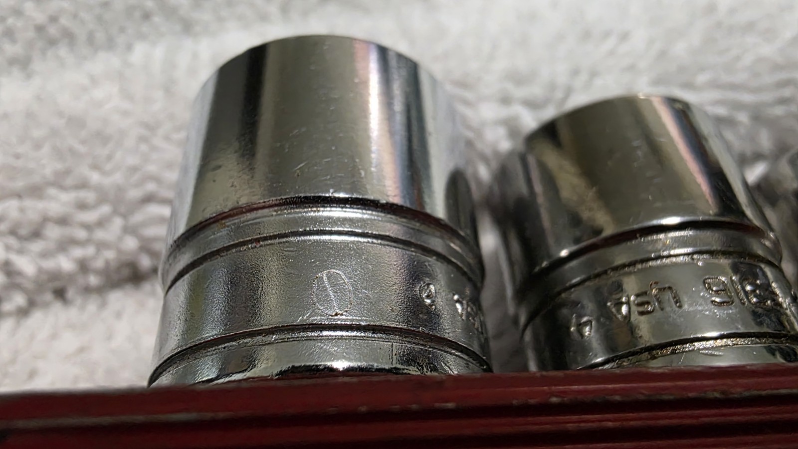 Snap-on 3/8″ Drive 8-Point SAE Double Square Socket Set. 1/4″ -9/16″ F308 – F318